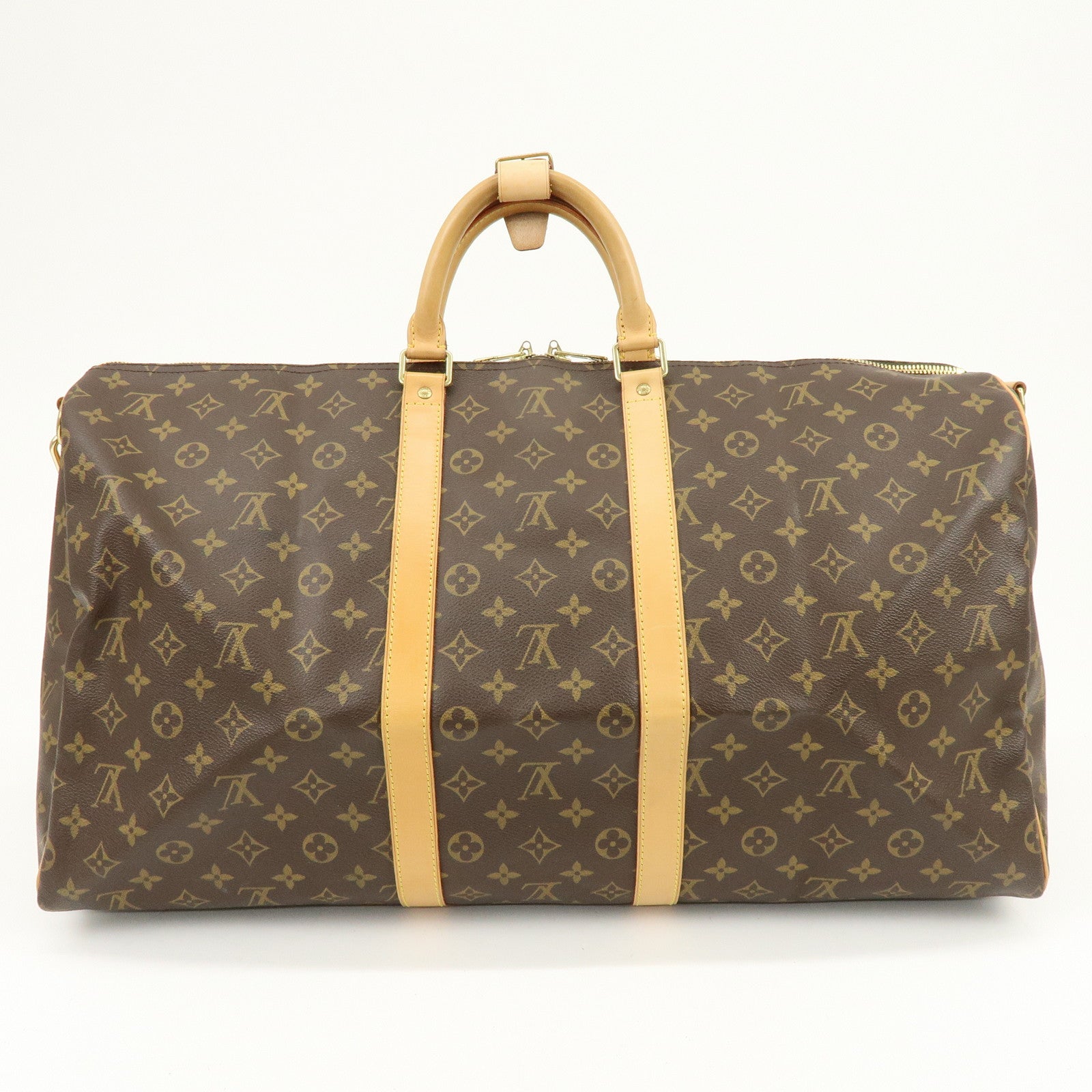 Louis Vuitton Monogram Keep All Bandouliere 55 Boston Bag M41414