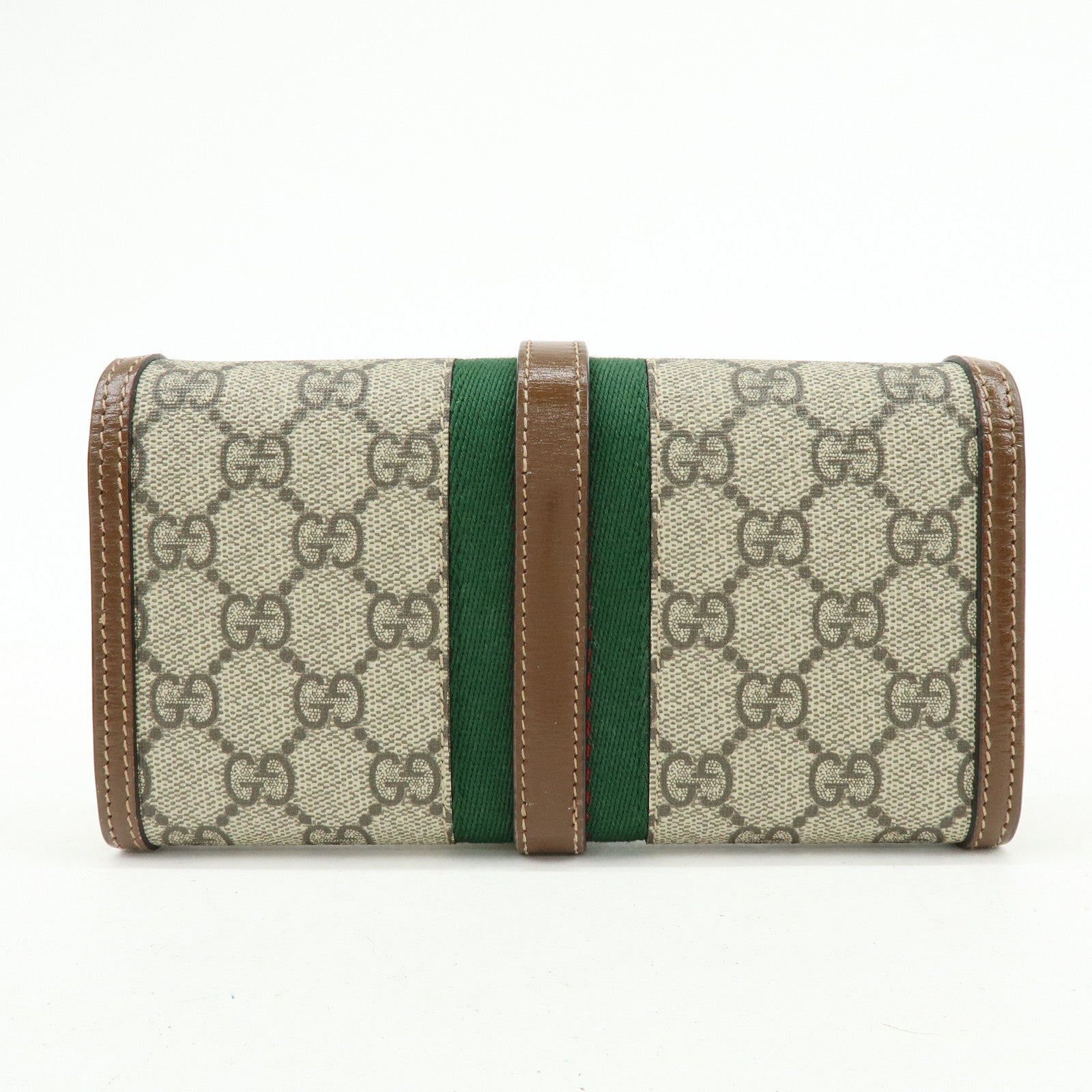 GUCCI Jackie 1961 Sherry Leather Chain Wallet Beige 652681.0416