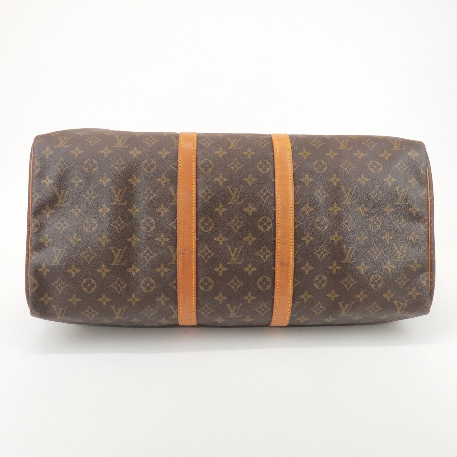 Louis Vuitton Monogram Keep All 55 Boston Bag Brown M41424