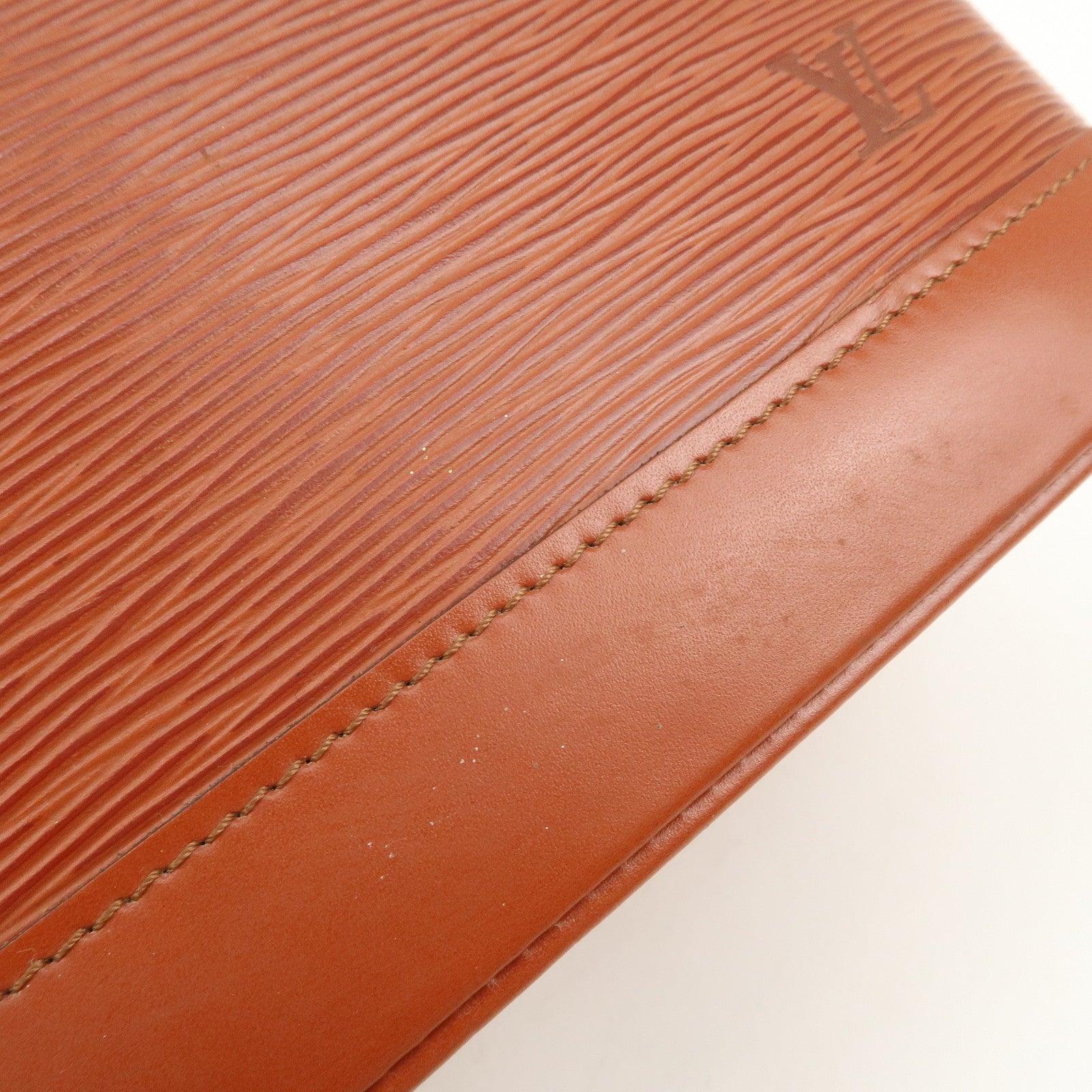 Louis Vuitton Epi Leather Alma PM Hand Bag Kenya Brown M52143