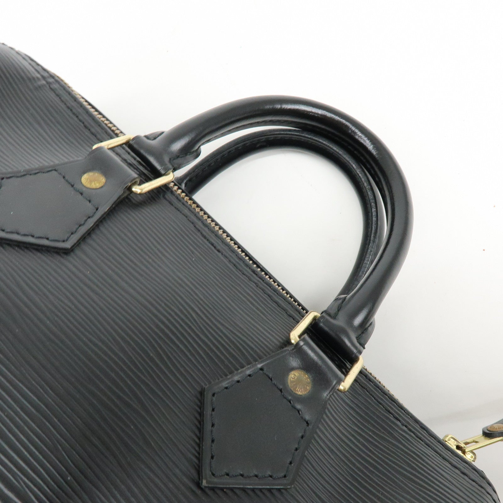 Louis Vuitton Epi Leather Speedy 25 Hand Bag Boston Bag Noir M59032