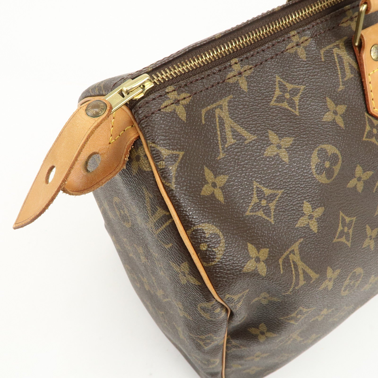 Louis Vuitton Monogram Speedy 40 Hand Bag Boston Bag Brown M41522