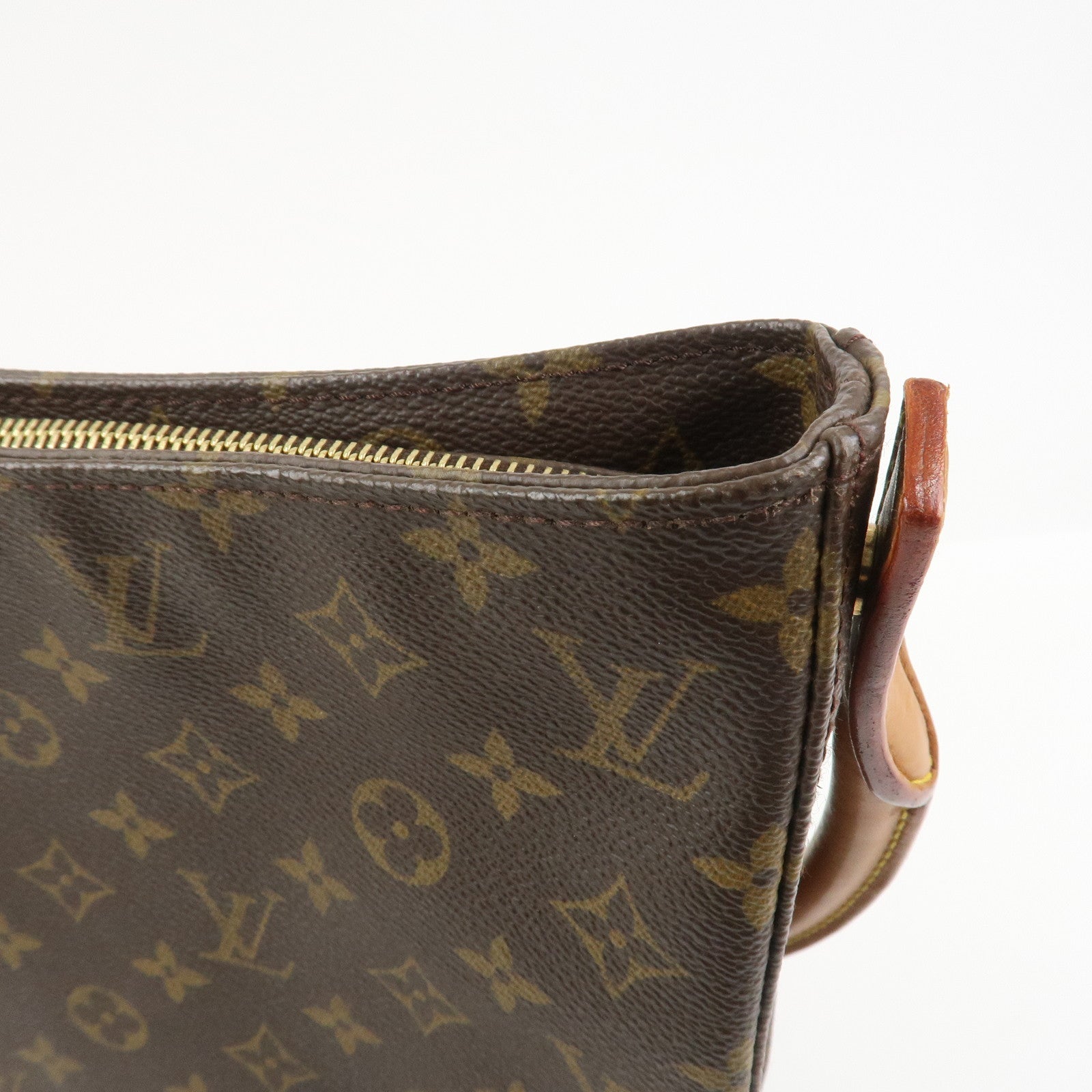 Louis Vuitton Monogram Looping GM Shoulder Bag Brown M51145