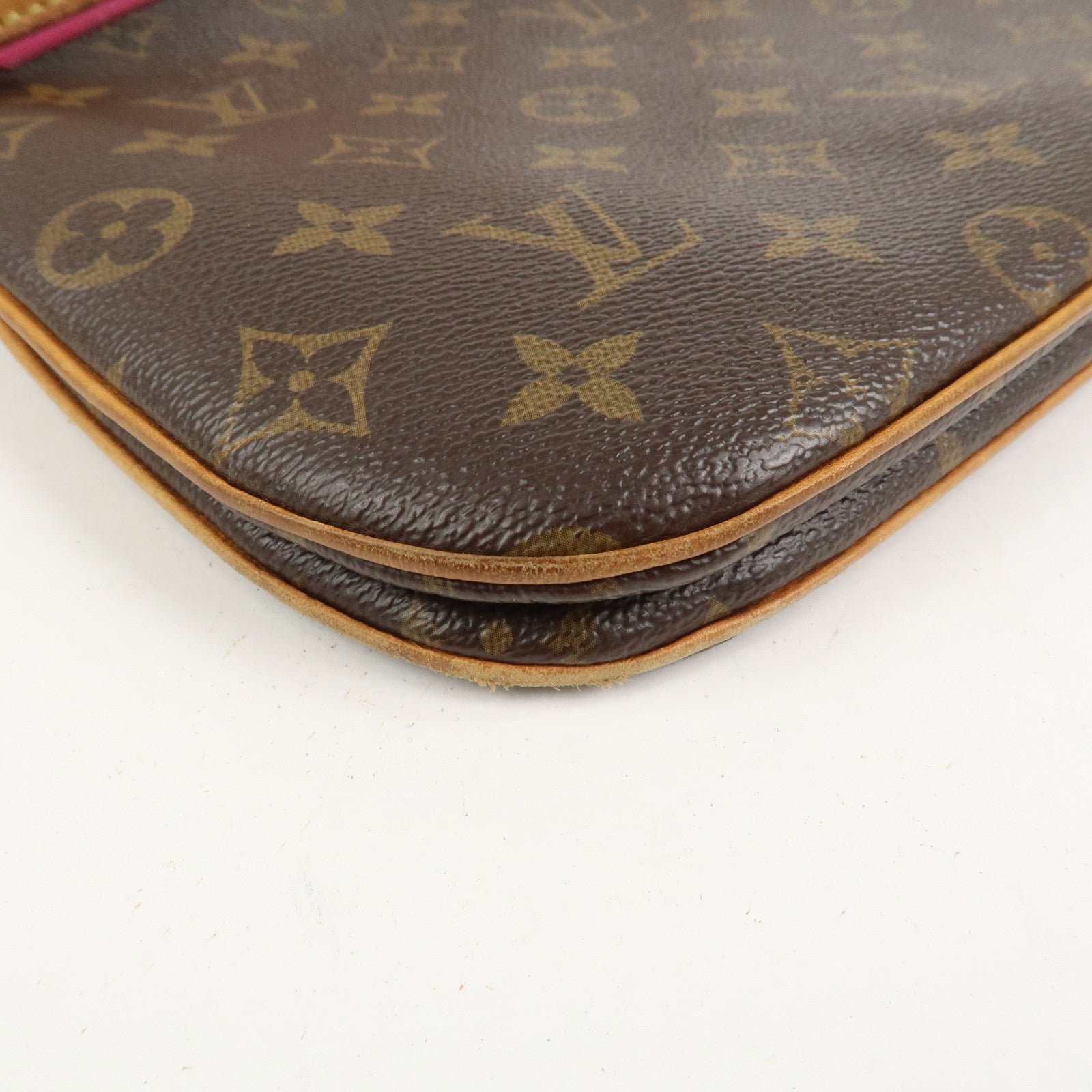 Louis Vuitton Monogram Canvas Lorette Shoulder Bag Hot Pink M44053