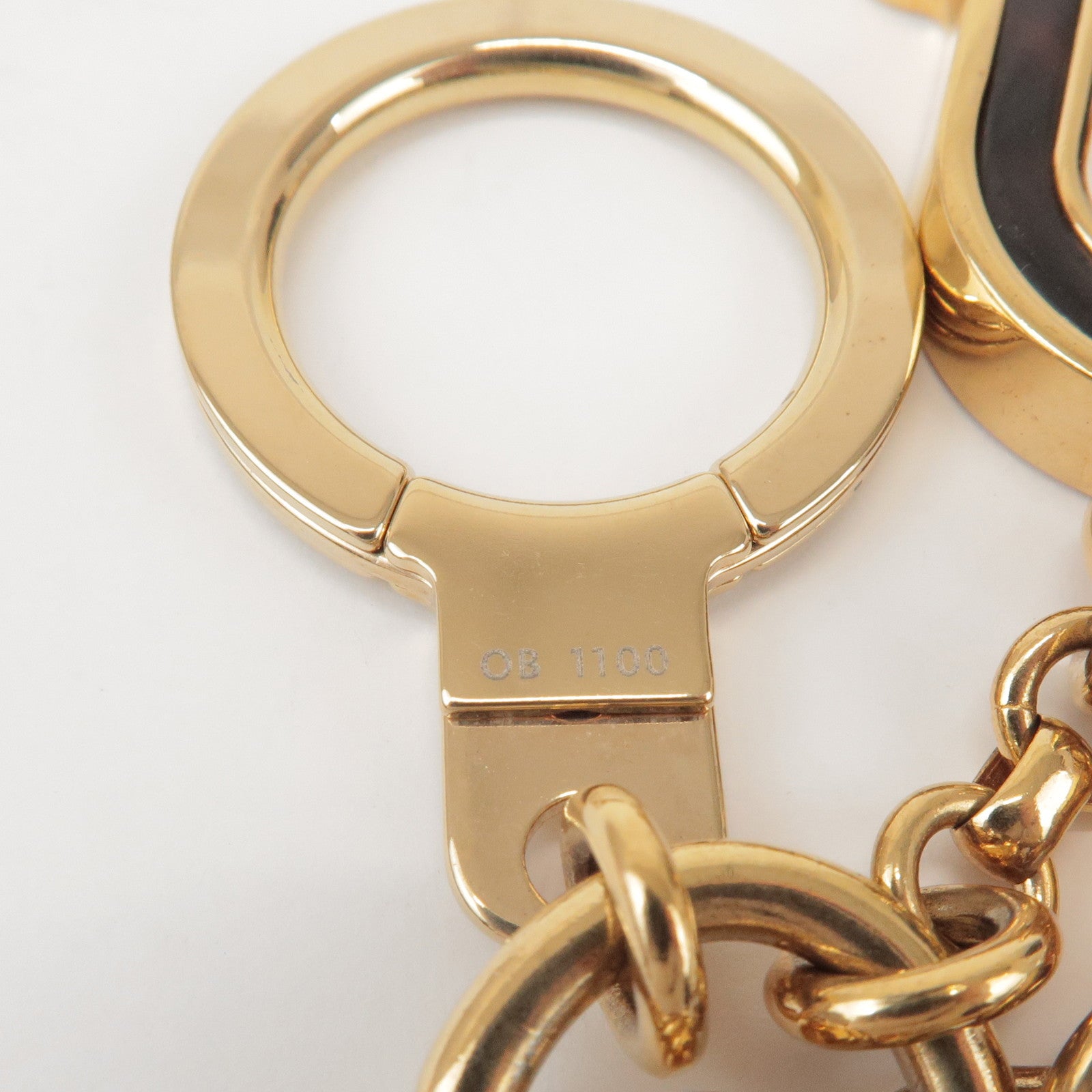 Louis Vuitton Porte Cles Confidence Bag Charm Key Chain Gold M65088