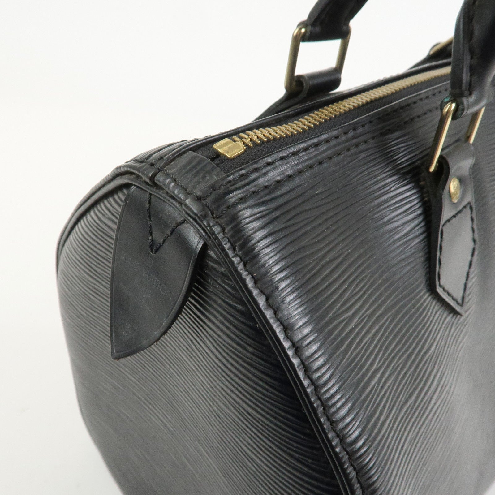 Louis Vuitton Epi Leather Speedy 25 Hand Bag Boston Bag Noir M59032