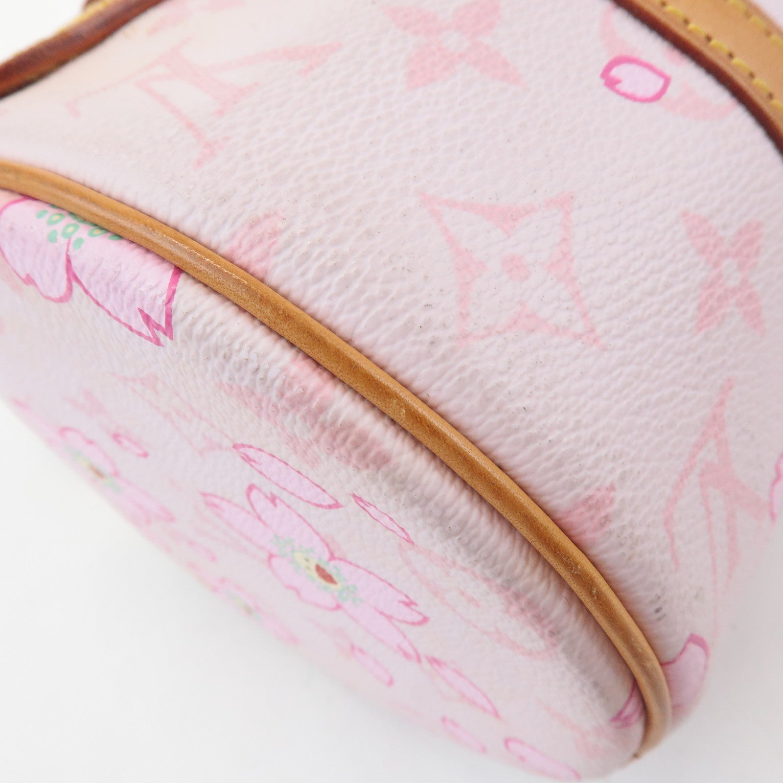 Louis Vuitton Monogram Cherry Blossom Papillon Hand Bag Rose M92010 Used