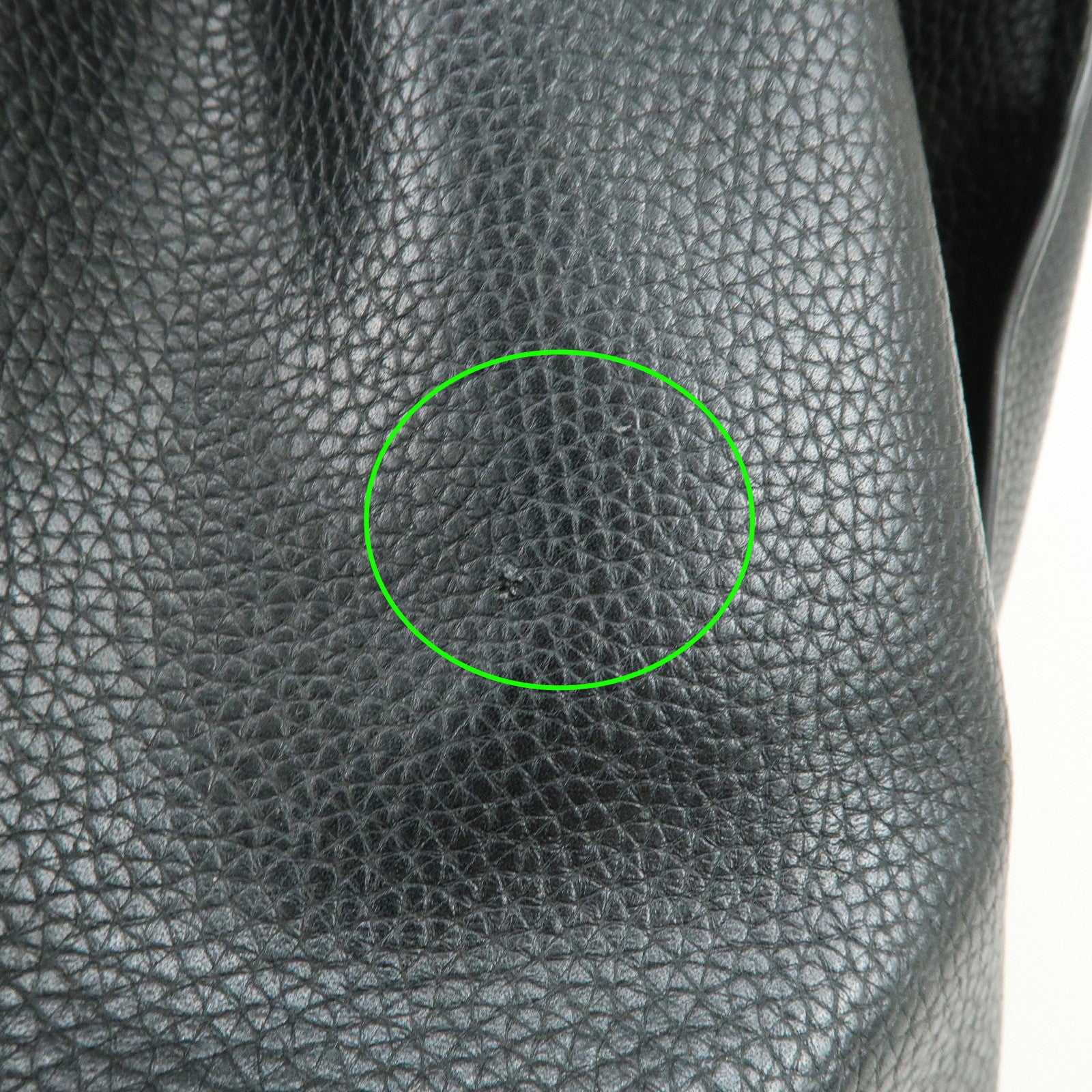 MICHAEL KORS Logo Leather Shoulder Bag Hand Bag Black