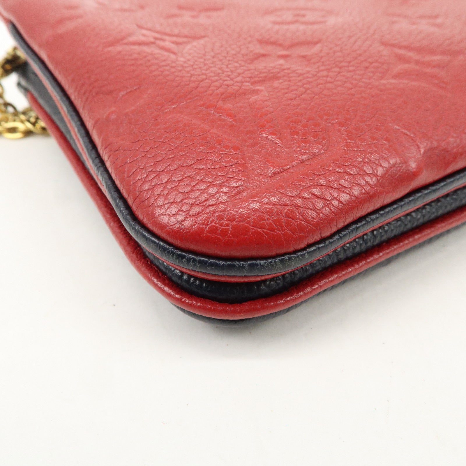 Louis Vuitton Monogram Empreinte Pochette Double Zip M63916 Used
