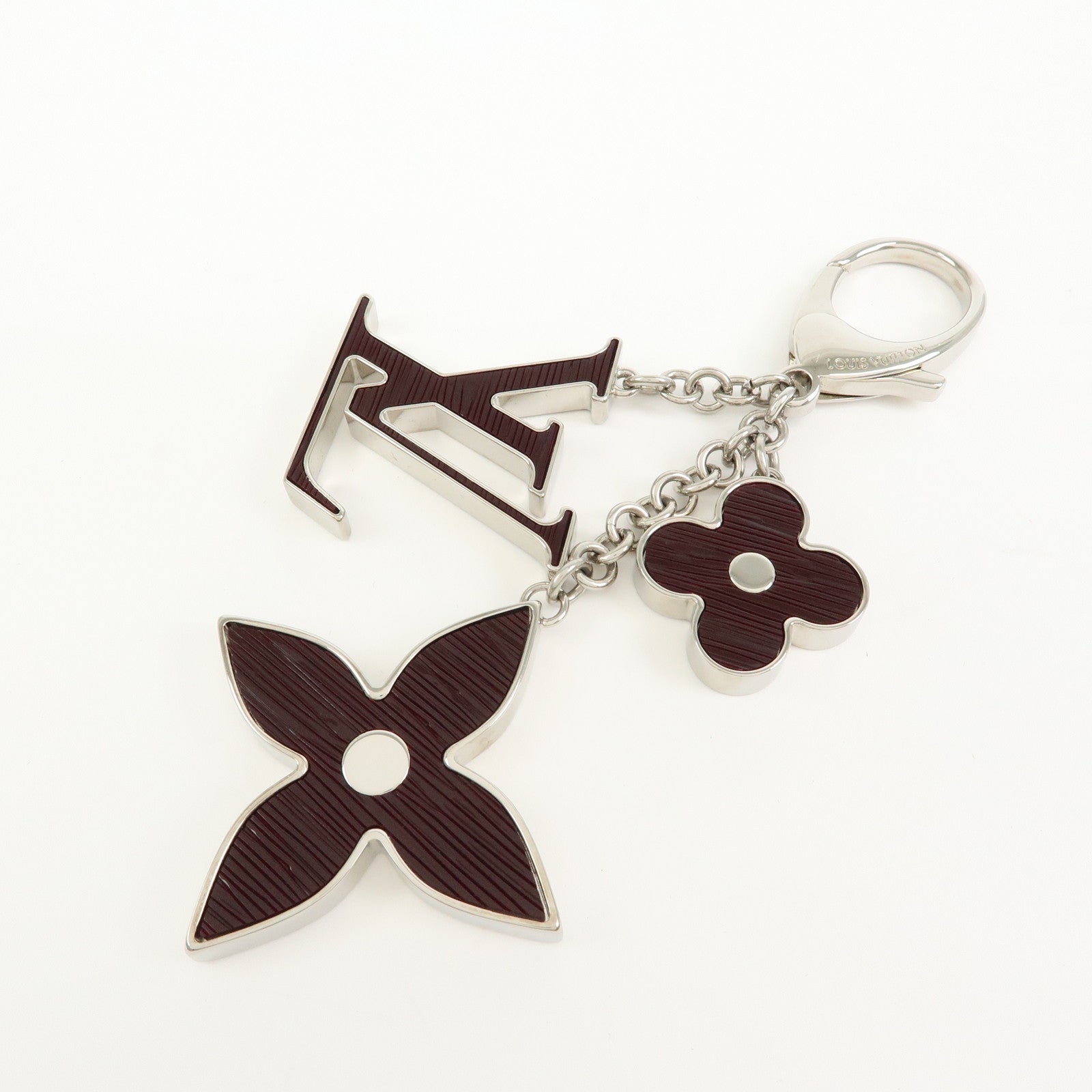Louis Vuitton Bijou Sac Fleur Metal Bag Charm Key Holder M66368