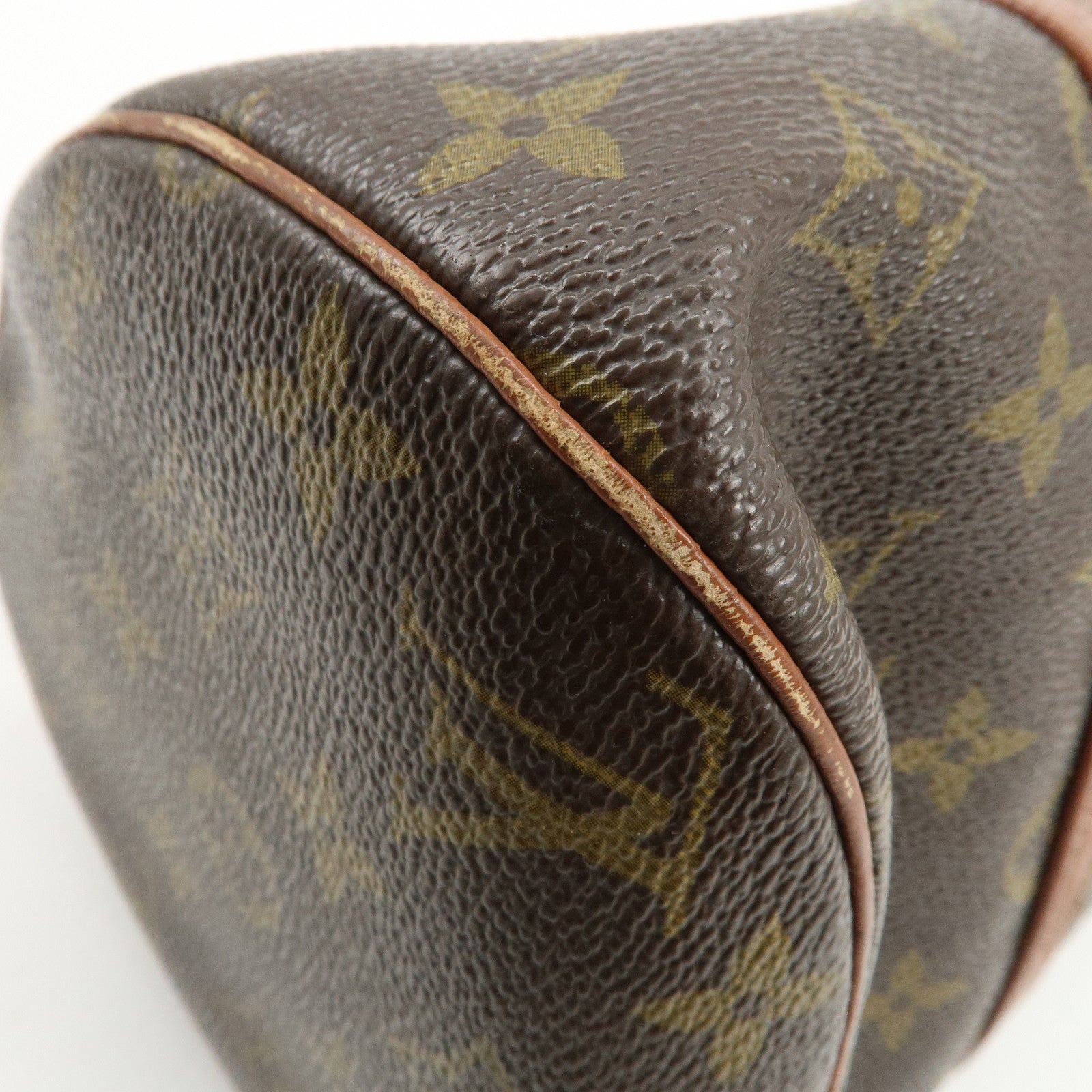 Louis Vuitton Monogram Papillon 30 Hand Bag Brown Old Style M51365