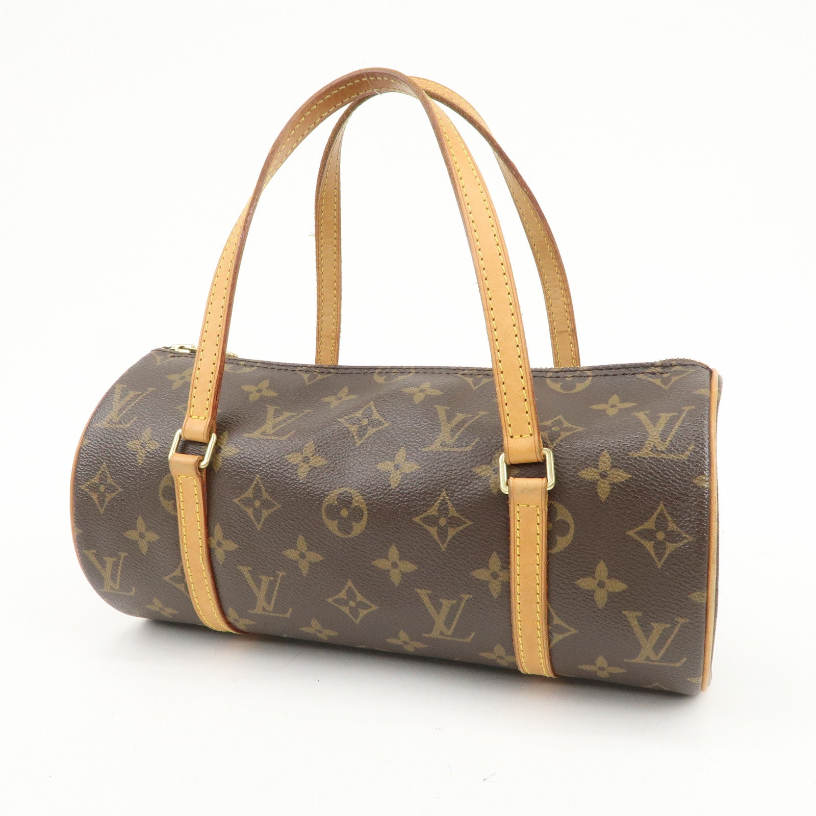 Louis Vuitton Monogram Papillon 26 Hand Bag Brown M51386