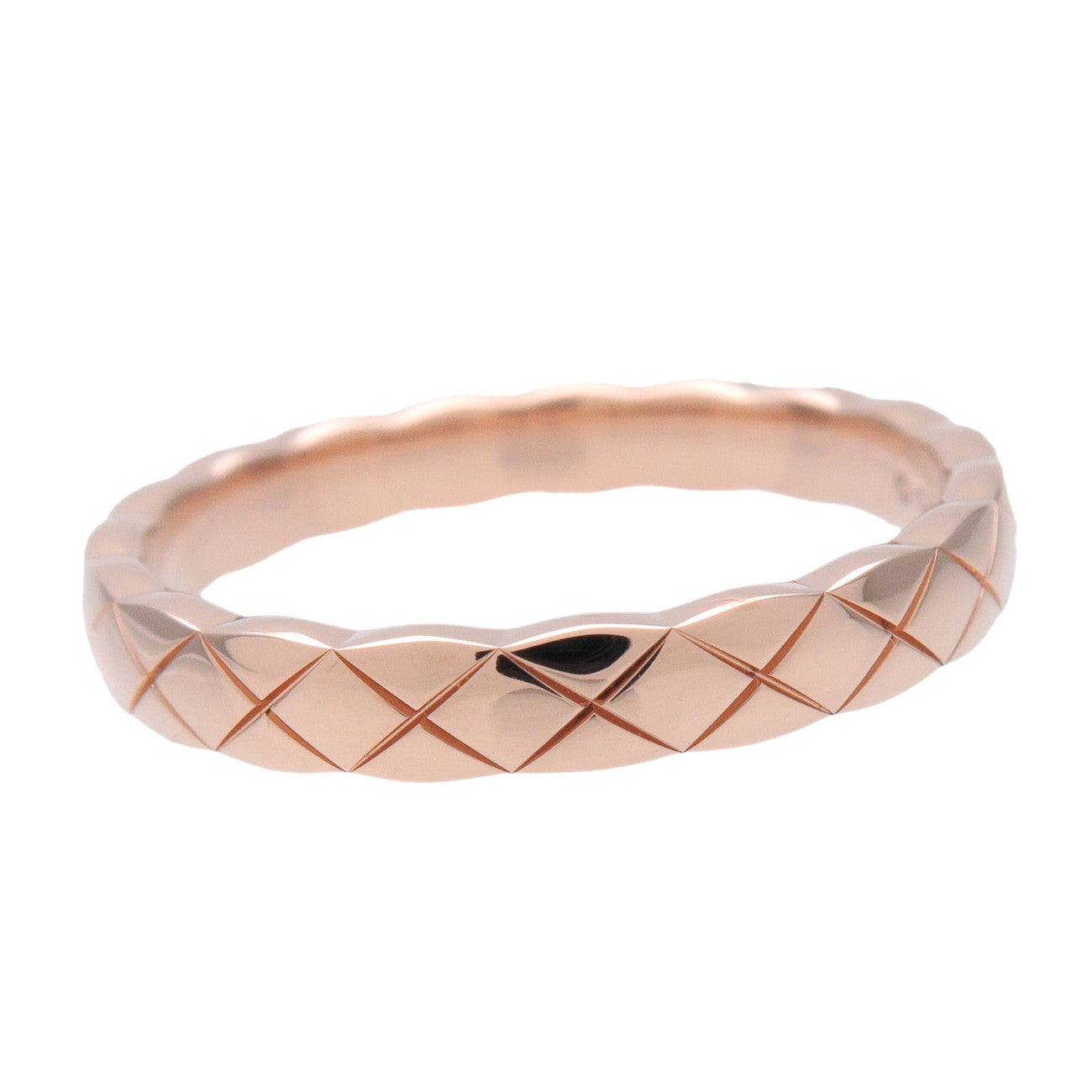 CHANEL Coco Crush Mini Ring K18 750PG Rose Gold #57 US8 J11785