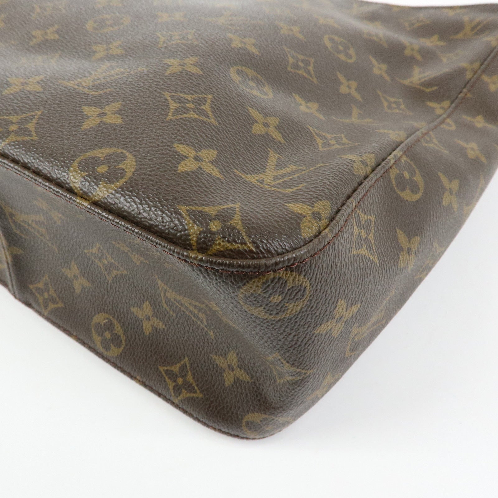 Louis Vuitton Monogram Looping GM Shoulder Bag Brown M51145