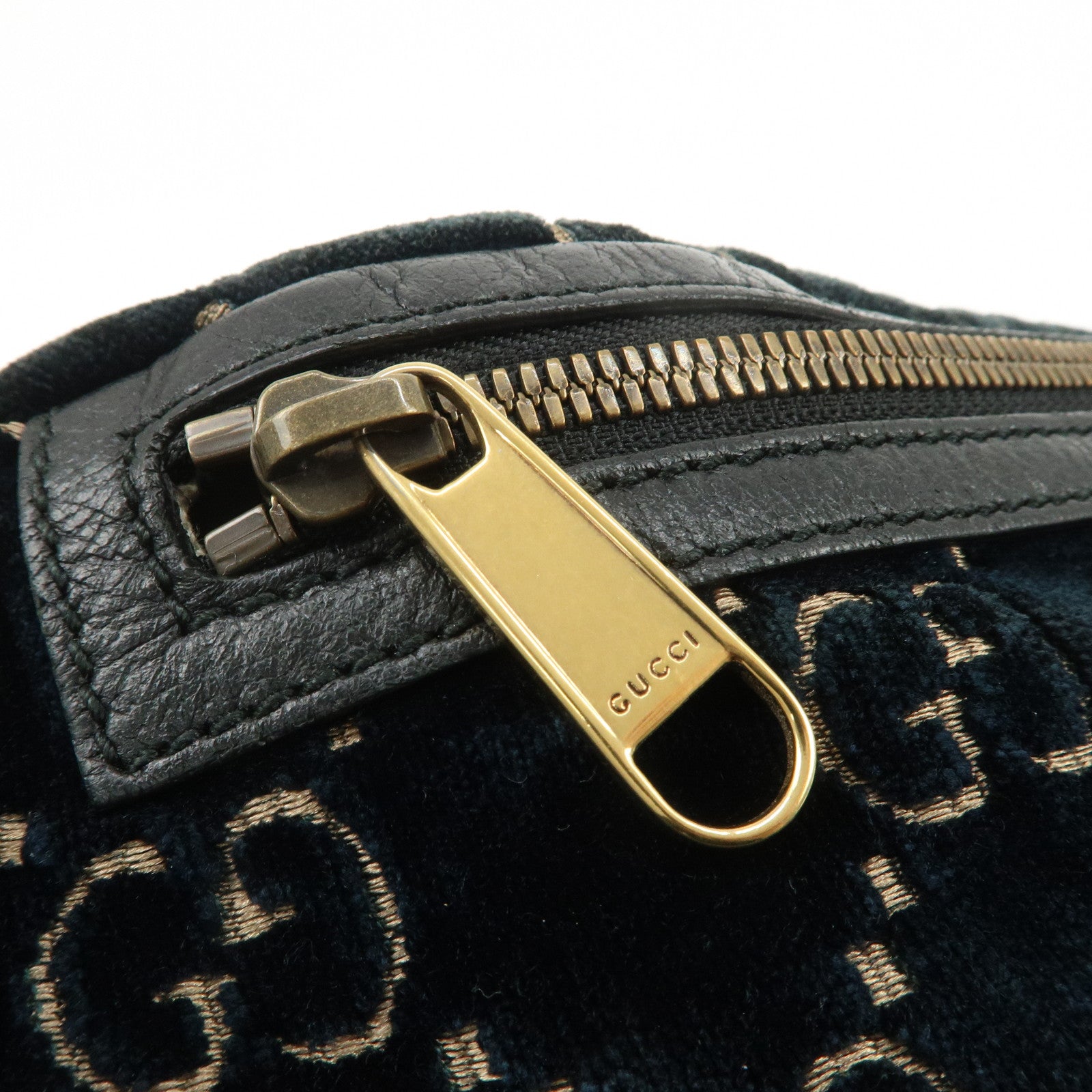 GUCCI Ophidia GG Velvet Leather Waist Bag Crossbody Bag 574968