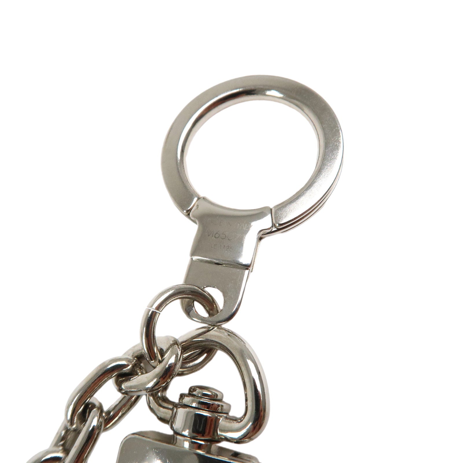 Louis Vuitton Porte Cles Initiales LV Bag Charm Silver M65071