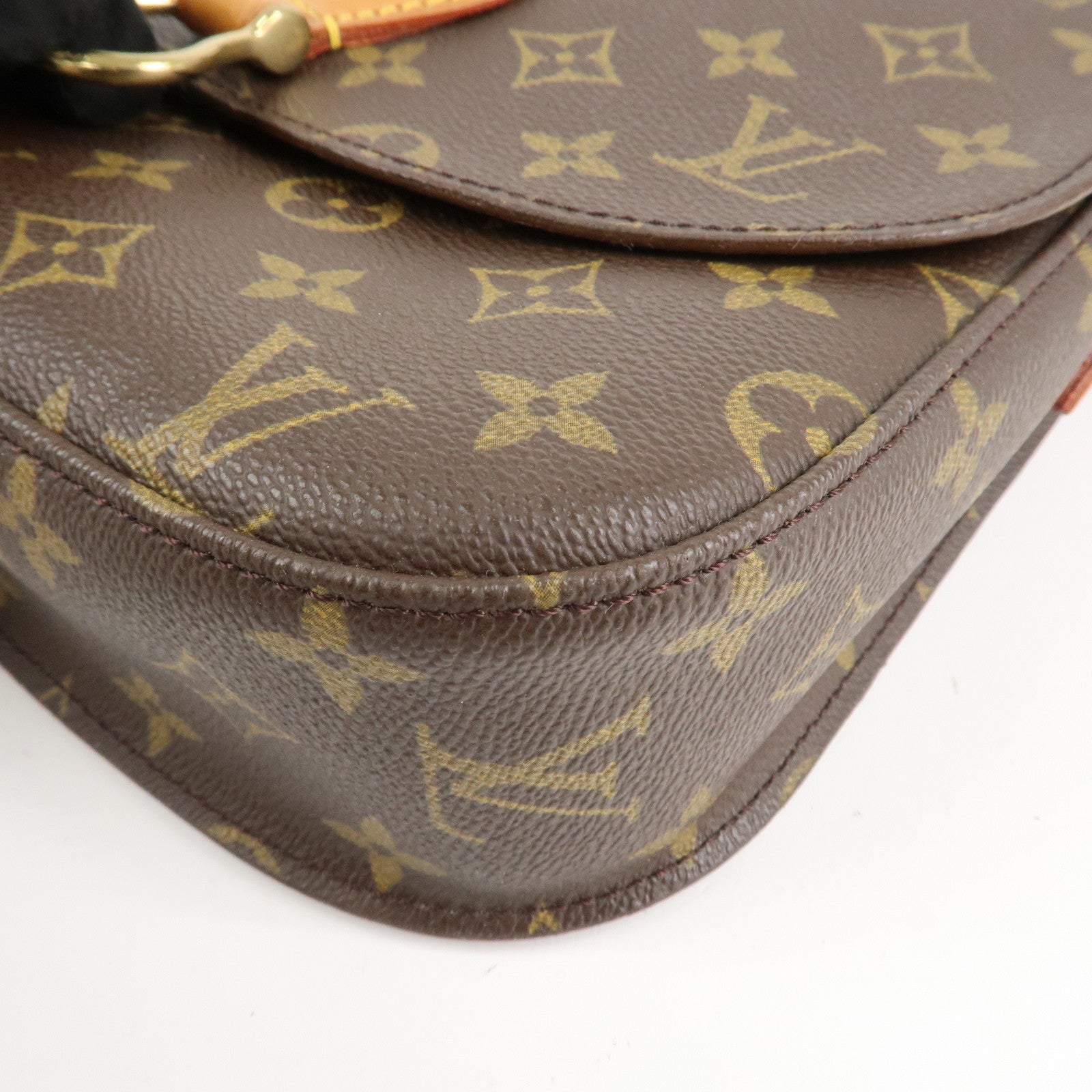 Louis Vuitton Monogram Saint Cloud GM Shoulder Bag Brown M51242 Used