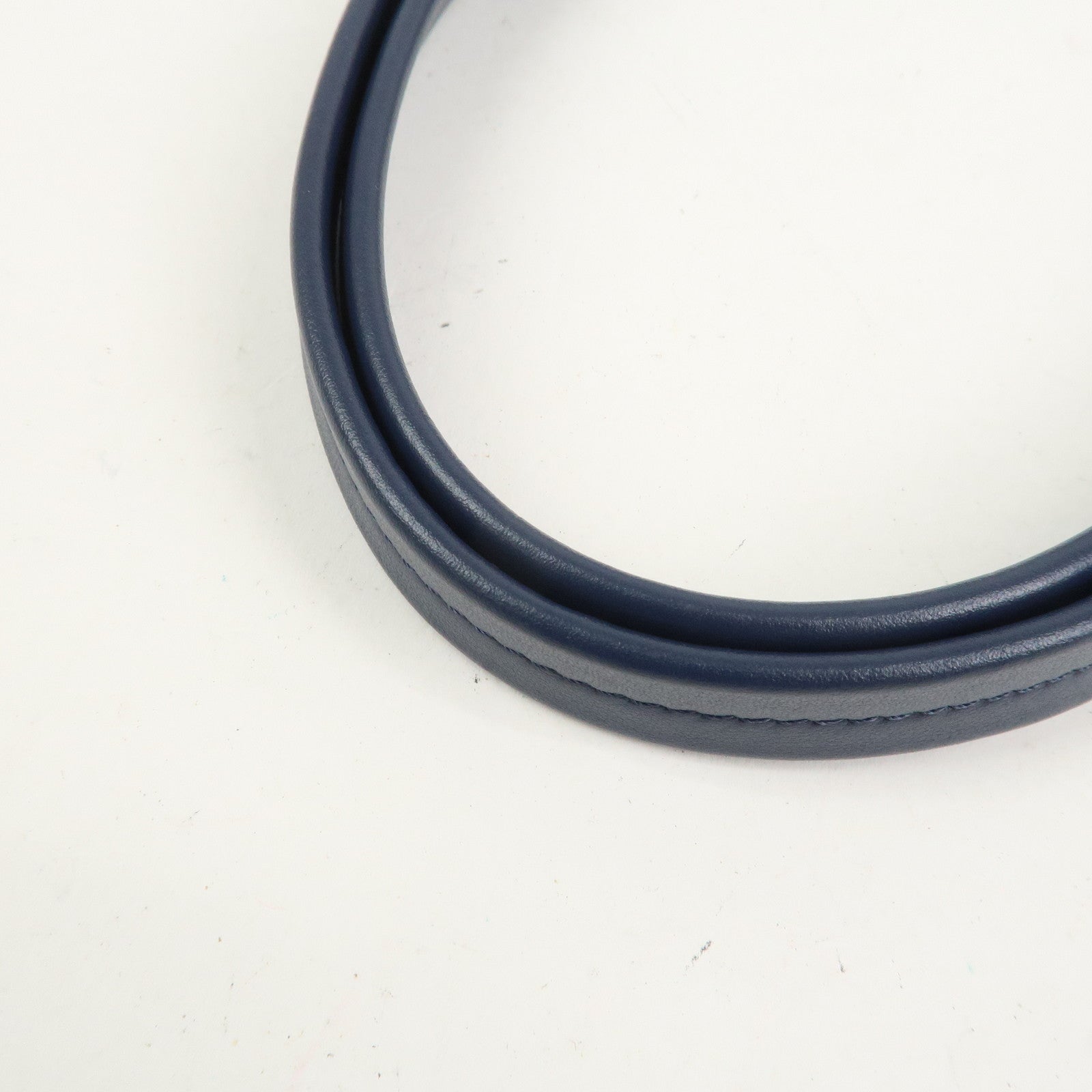 Chloe Kamilla Canvas Leather Tote Bag Shoulder Bag Navy Multicolor