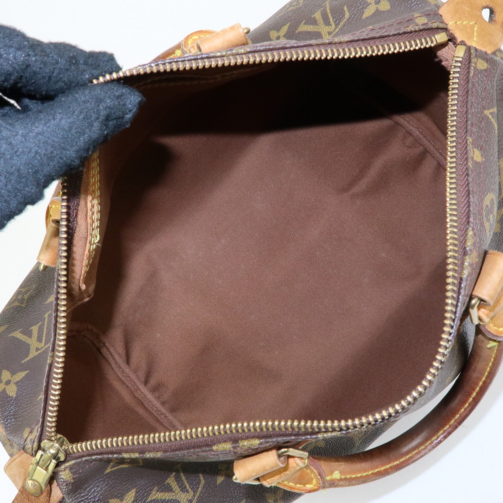 Louis Vuitton Monogram Speedy 30 Boston Bag Hand Bag Brown M41526