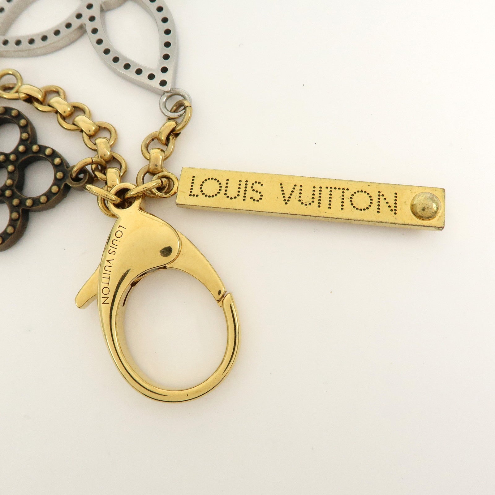 Louis Vuitton Bijoux Sac Tapage Metal Bag Charm Gold Silver M65090