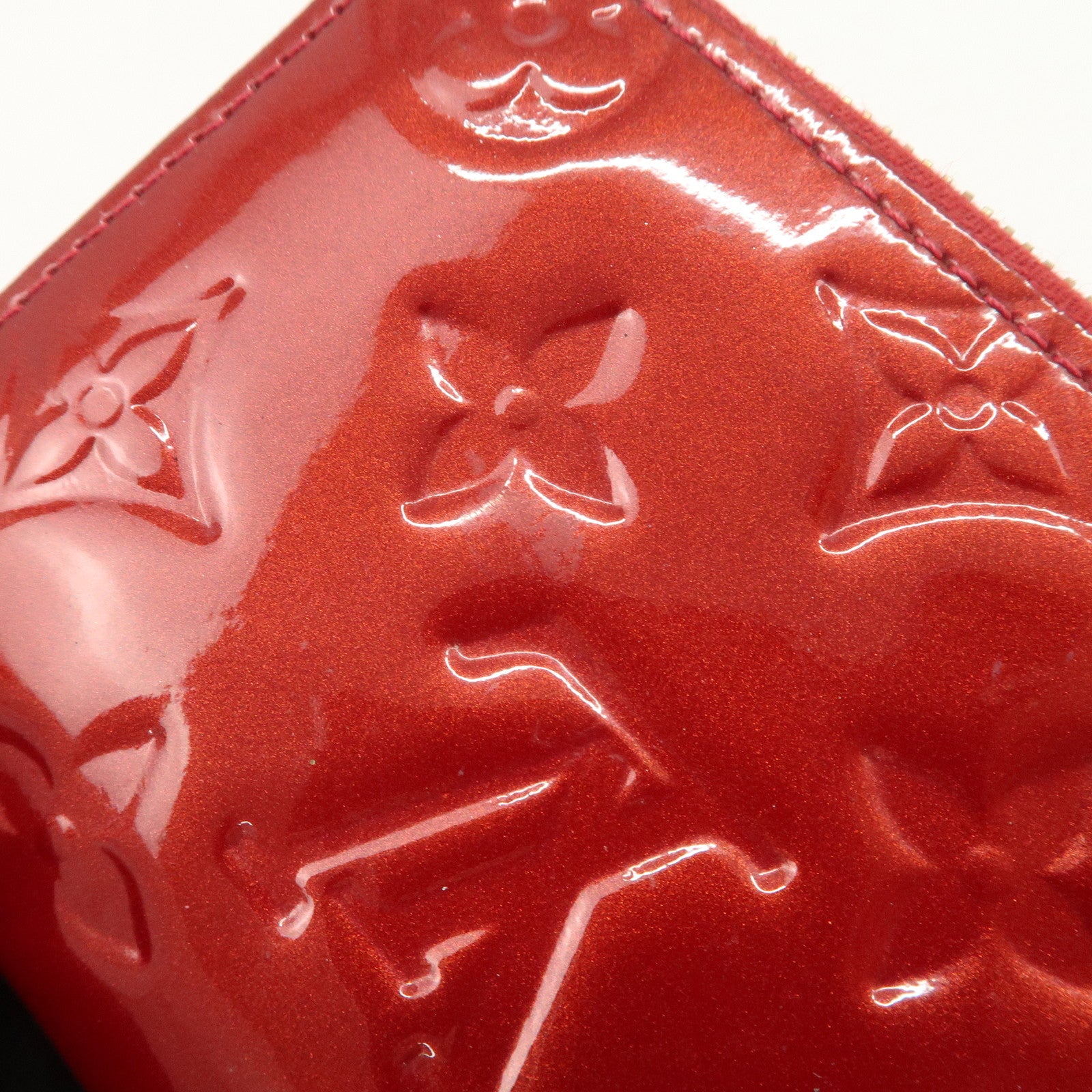 Louis Vuitton Monogram Vernis Zippy Coin Purse Pomme d'Amour M93608