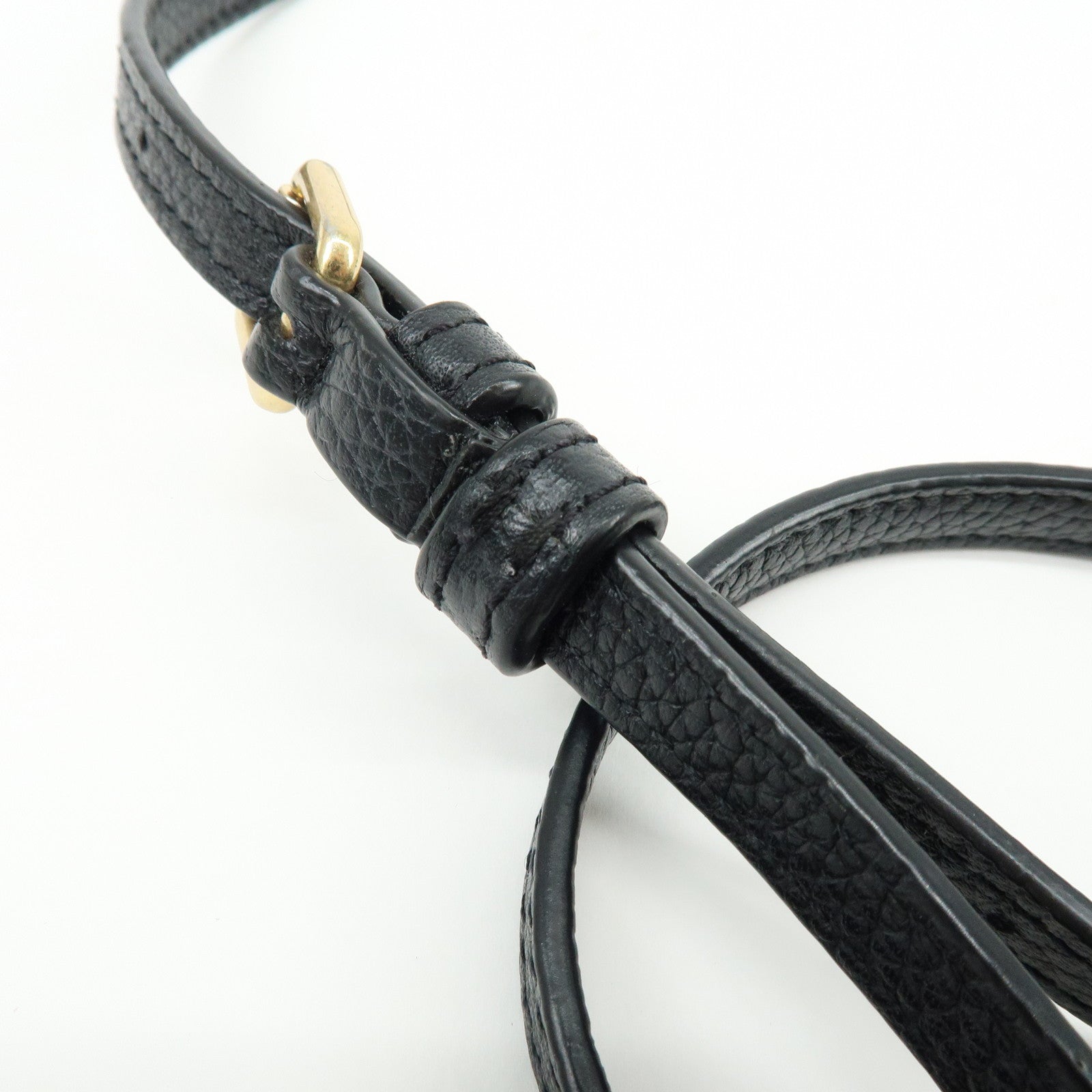 TORY BURCH  Leather Double T Shoulder Bag Crossbody Bag Black