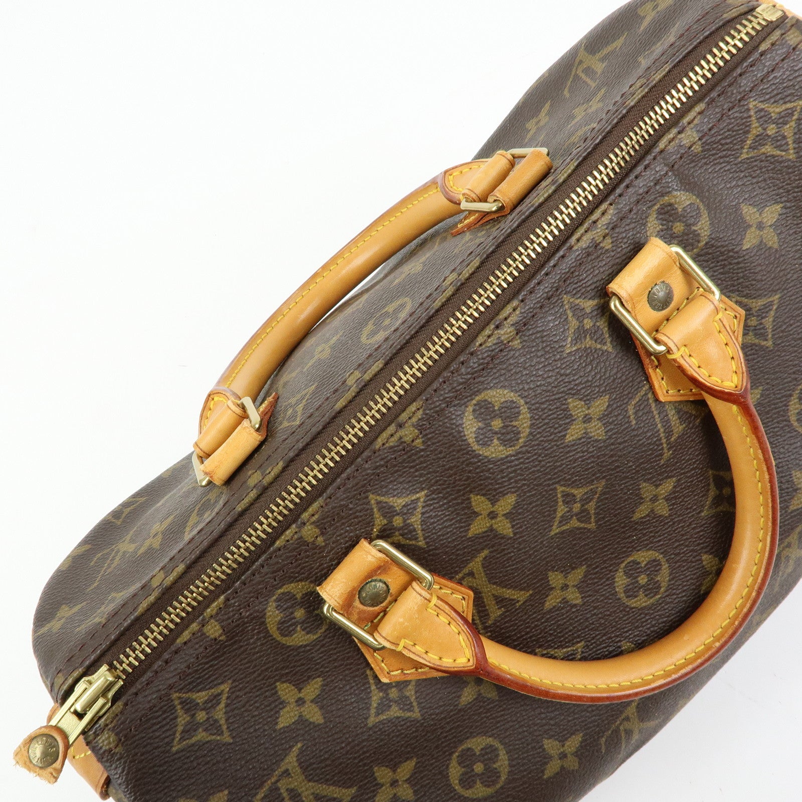Louis Vuitton Monogram Speedy 30 Boston Bag Hand Bag Brown M41526
