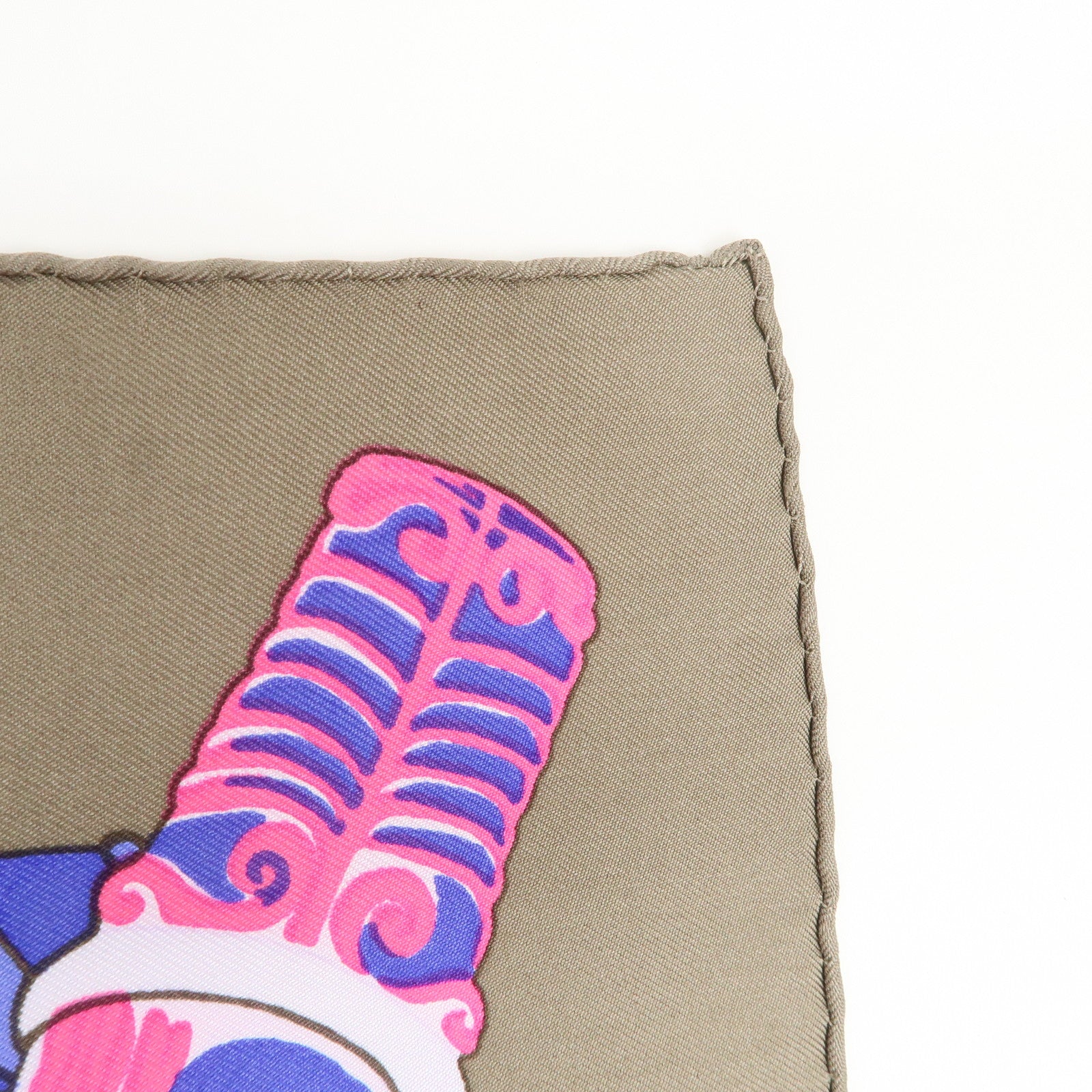 HERMES Carre 90 Silk 100% Etendards et Bonnieres Scarf Multi Color