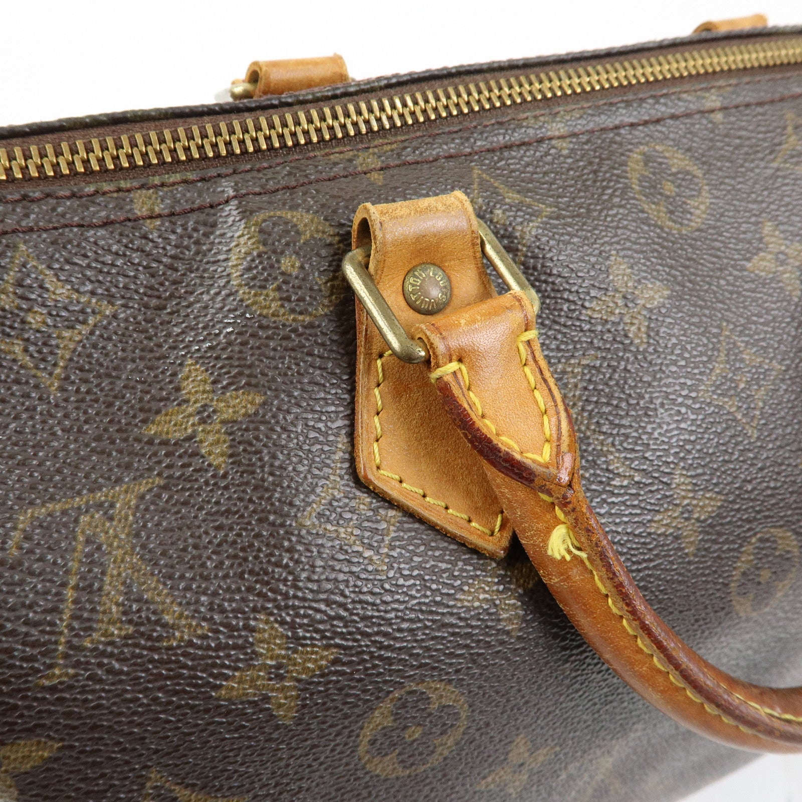 Louis Vuitton Monogram Speedy 30 Boston Bag Hand Bag Brown M41526
