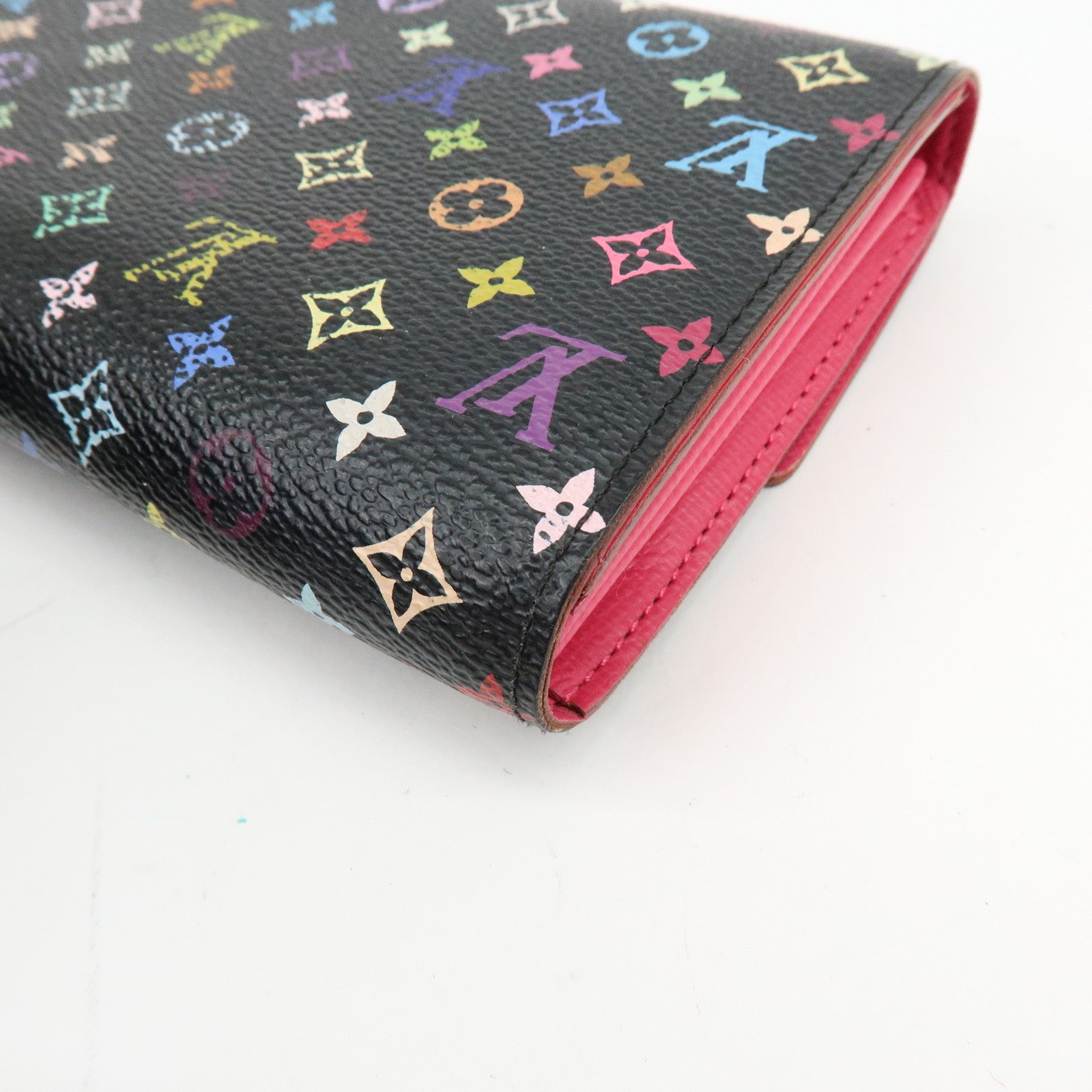 Louis Vuitton Monogram MultiColor Portefeuille Sarah Wallet M9353