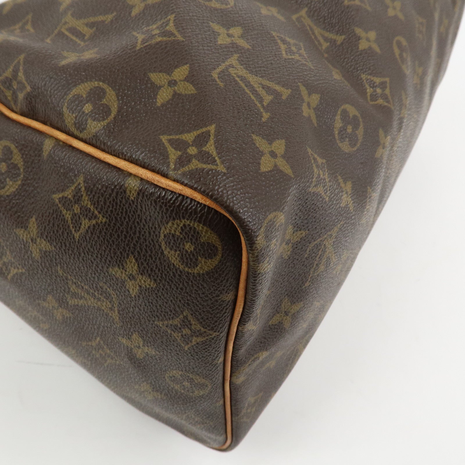 Louis Vuitton Monogram Speedy 40 Hand Bag Boston Bag Brown M41522