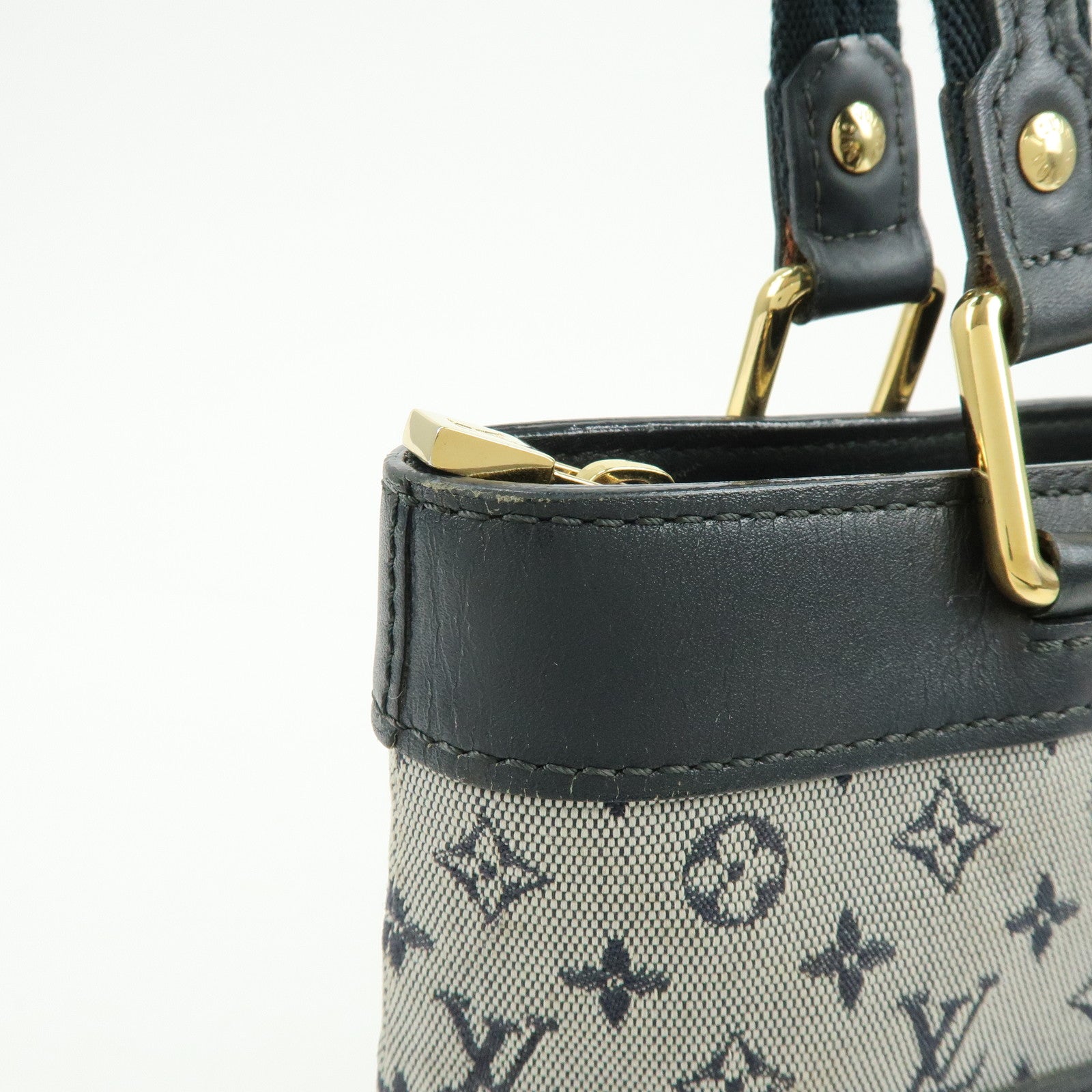 Louis Vuitton Monogram Mini Lucille PM Hand Bag Blue M92676