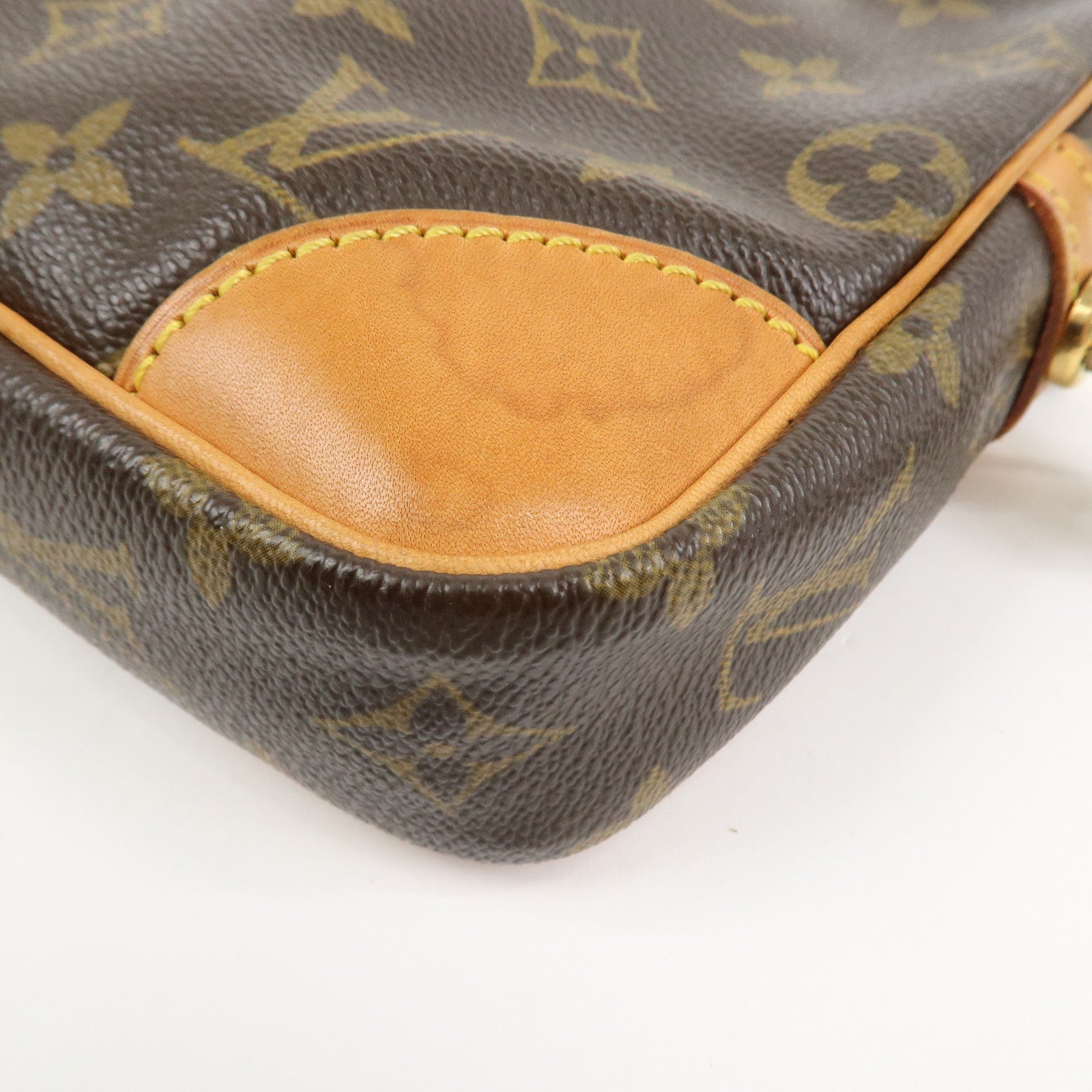 Louis Vuitton Monogram Marly Dragonne GM Clutch Bag Brown M51825