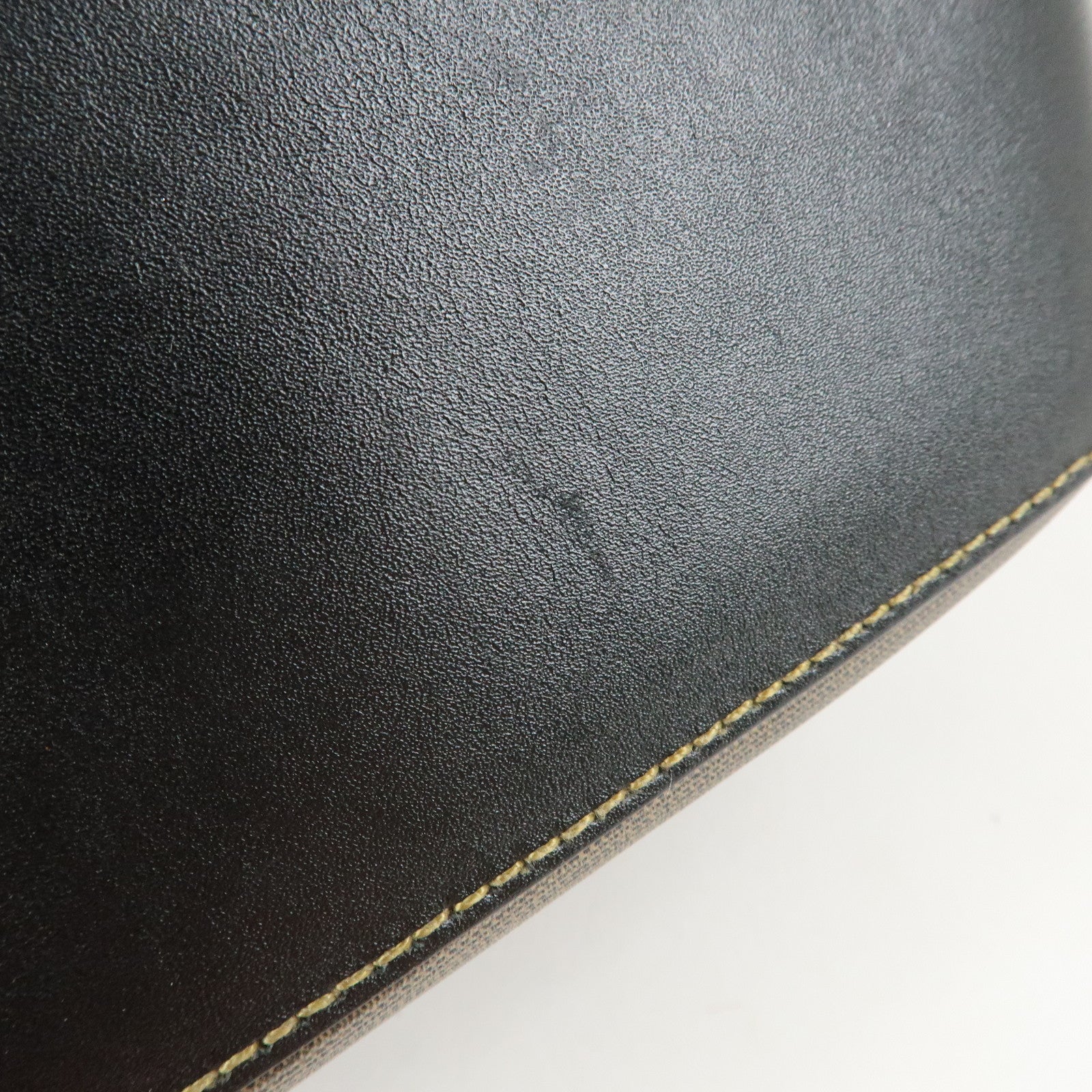 FENDI PVC Canvas Leather Shoulder Bag Crossbody Bag Brown 25933