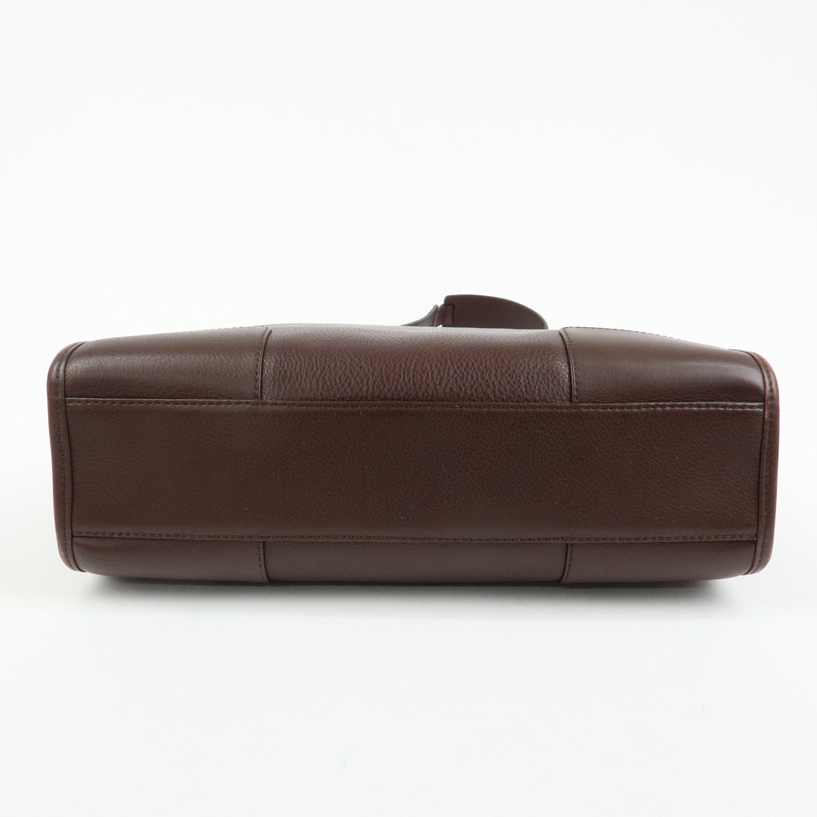 LOEWE Anagram Leather Shoulder Bag Messenger Bag Brown