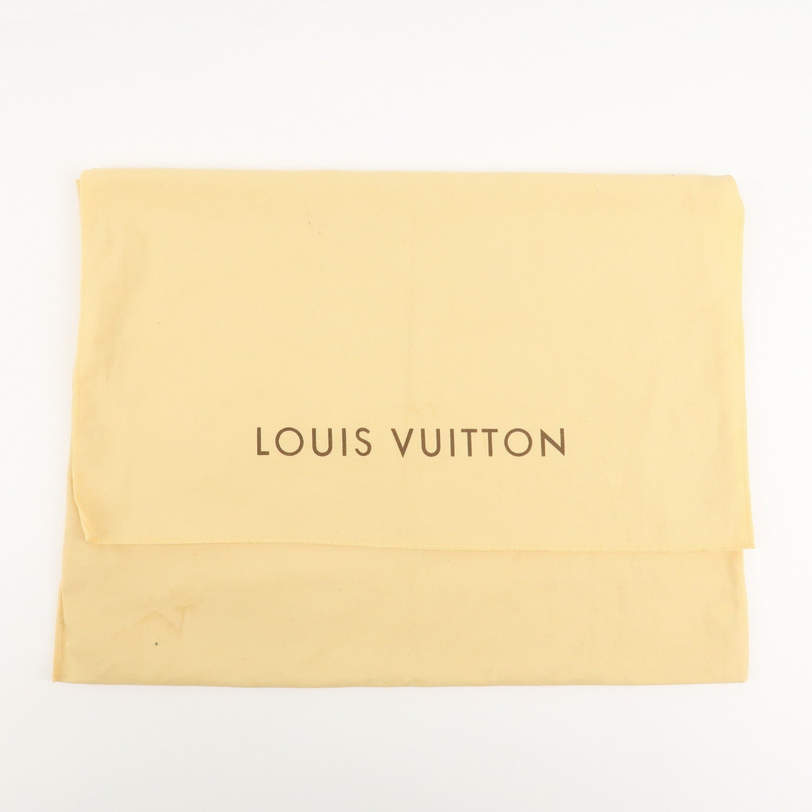 Louis Vuitton Set Of 10 Dust Bag Storage Bag Flap Style Beige Used