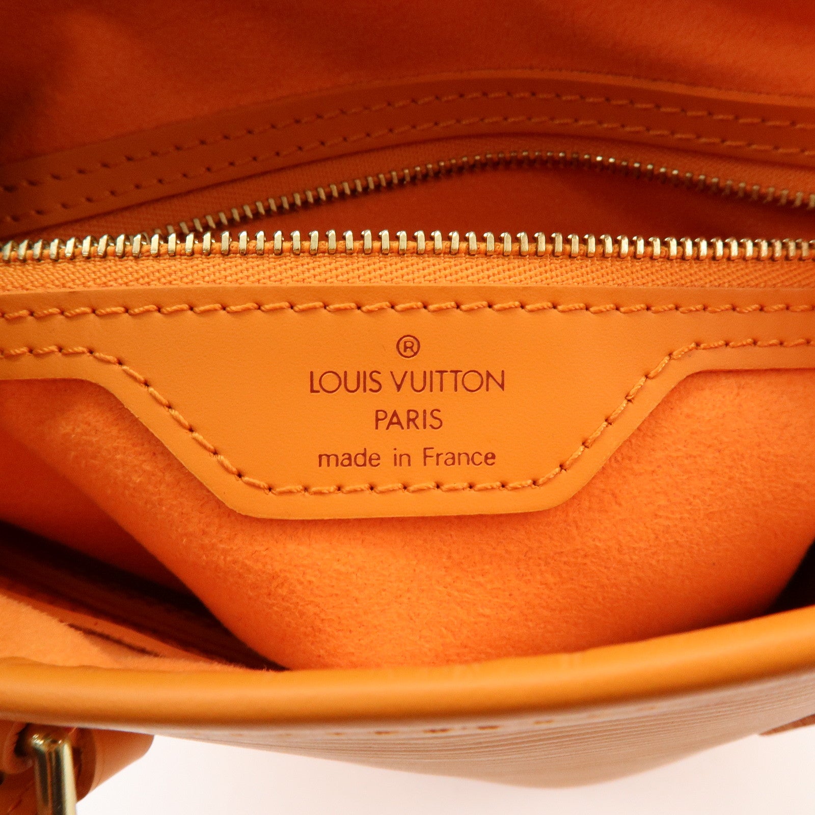 Louis Vuitton Epi Bucket PM Shoulder Bag Tote Bag Mandarin M5899H
