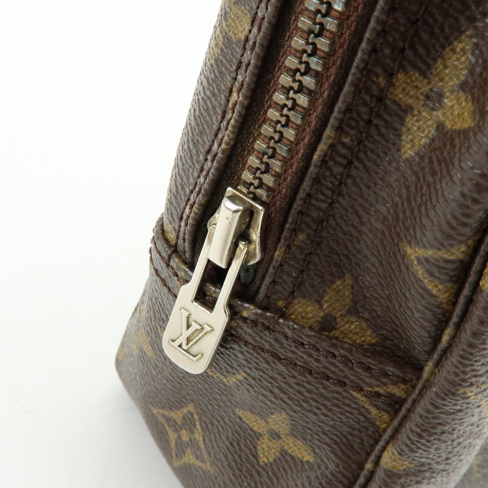 Louis Vuitton Monogram Trousse Toilette 28 Pouch Brown M47522