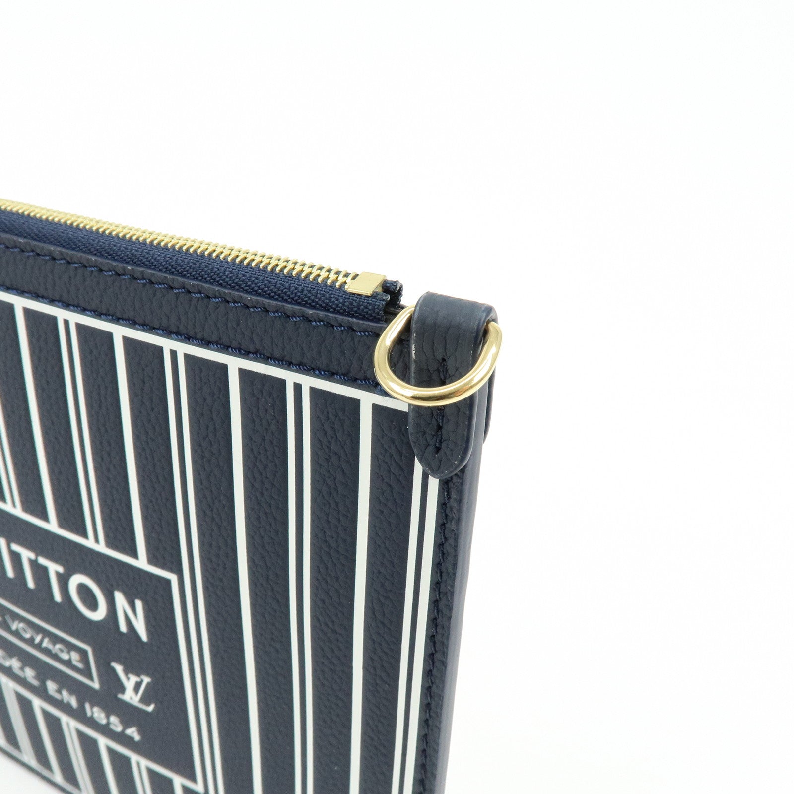Louis Vuitton Monogram Grain Leather Pouch for Neverfull MM M14994