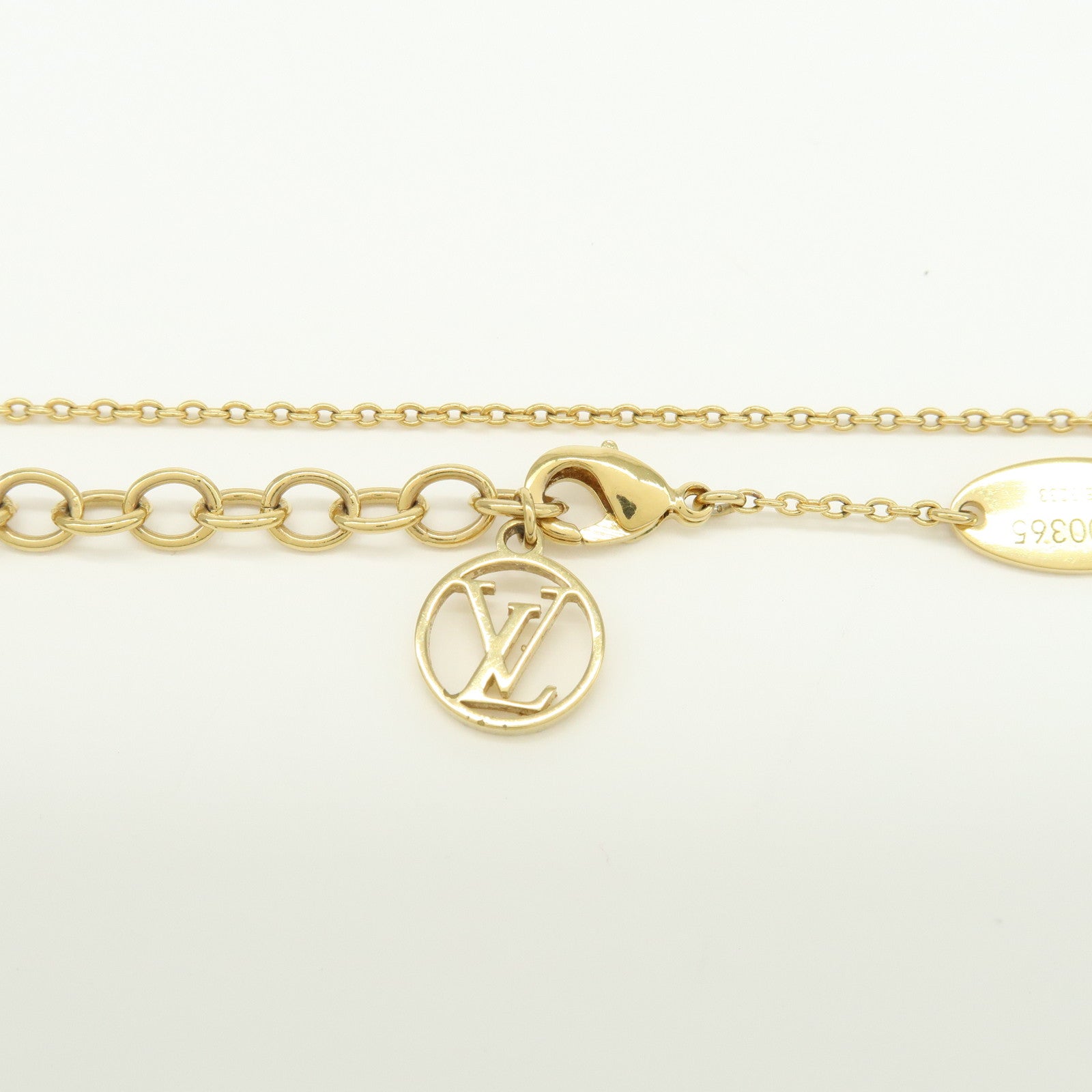 Louis Vuitton Collier Louisette Monogram Flower Necklace M00365