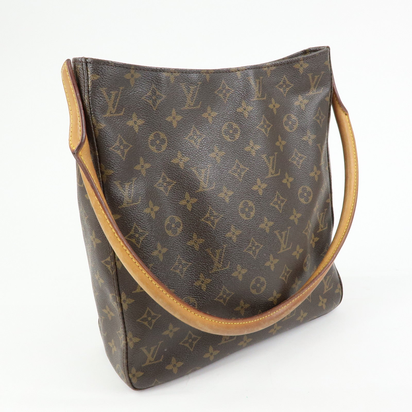 Louis Vuitton Monogram Looping GM Shoulder Bag Brown M51145