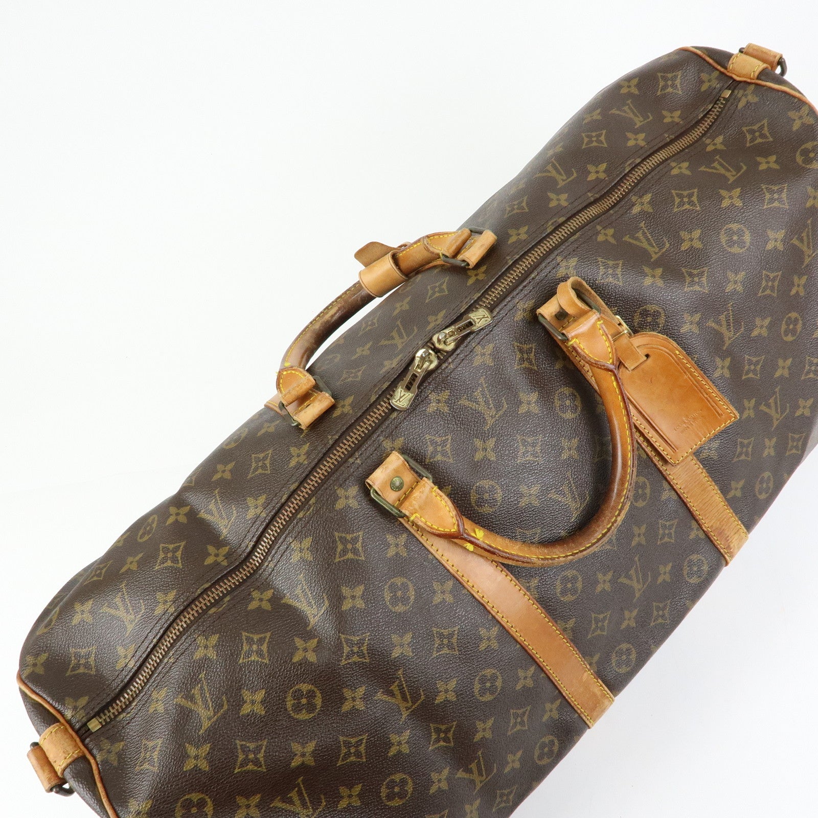 Louis Vuitton Monogram Keep All Bandouliere 60 Boston Bag M41412