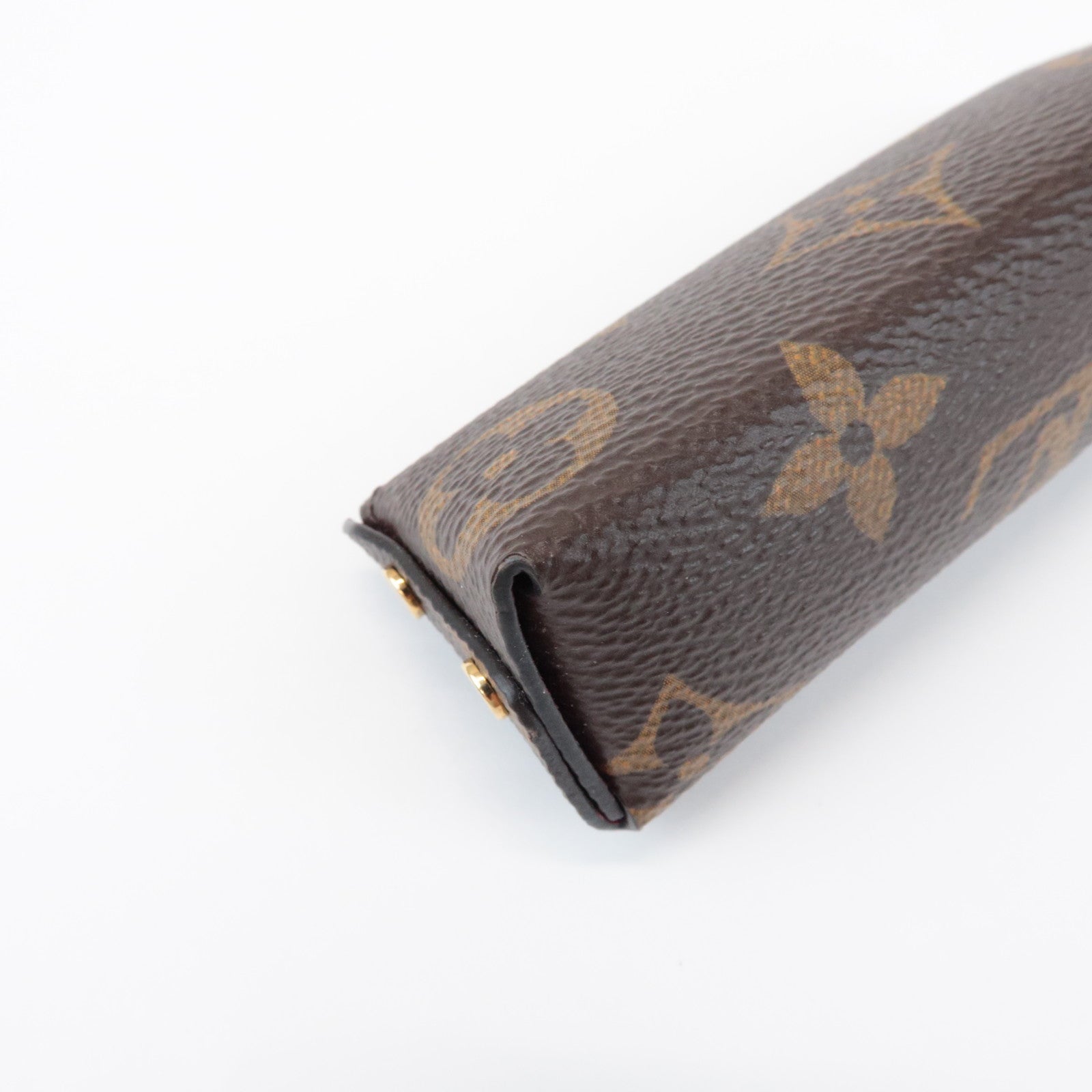 Louis Vuitton Monogram Pochette Rivette Lip Case Fushia M61473