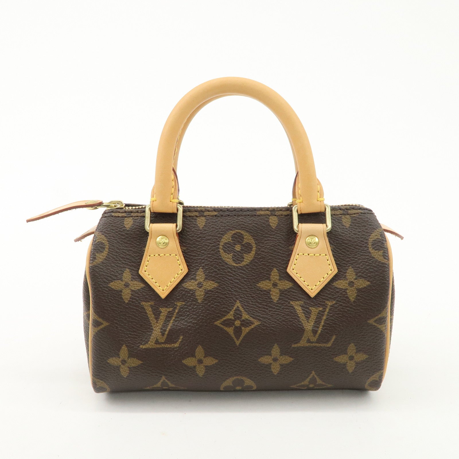 Louis Vuitton Monogram Mini Speedy Hand Bag & Strap M41534