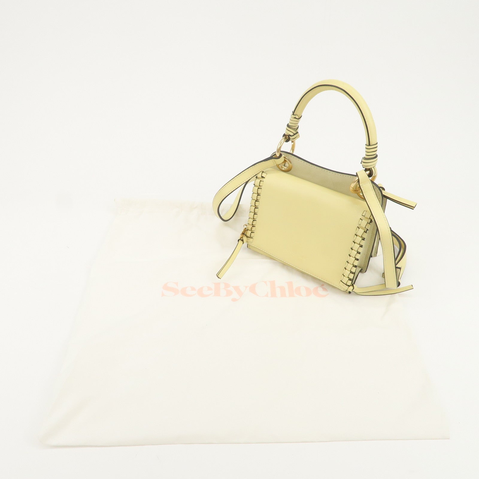 Chloe See By Chloe Tilda Leather 2WAY Bag Hand Bag 01-22-52-65