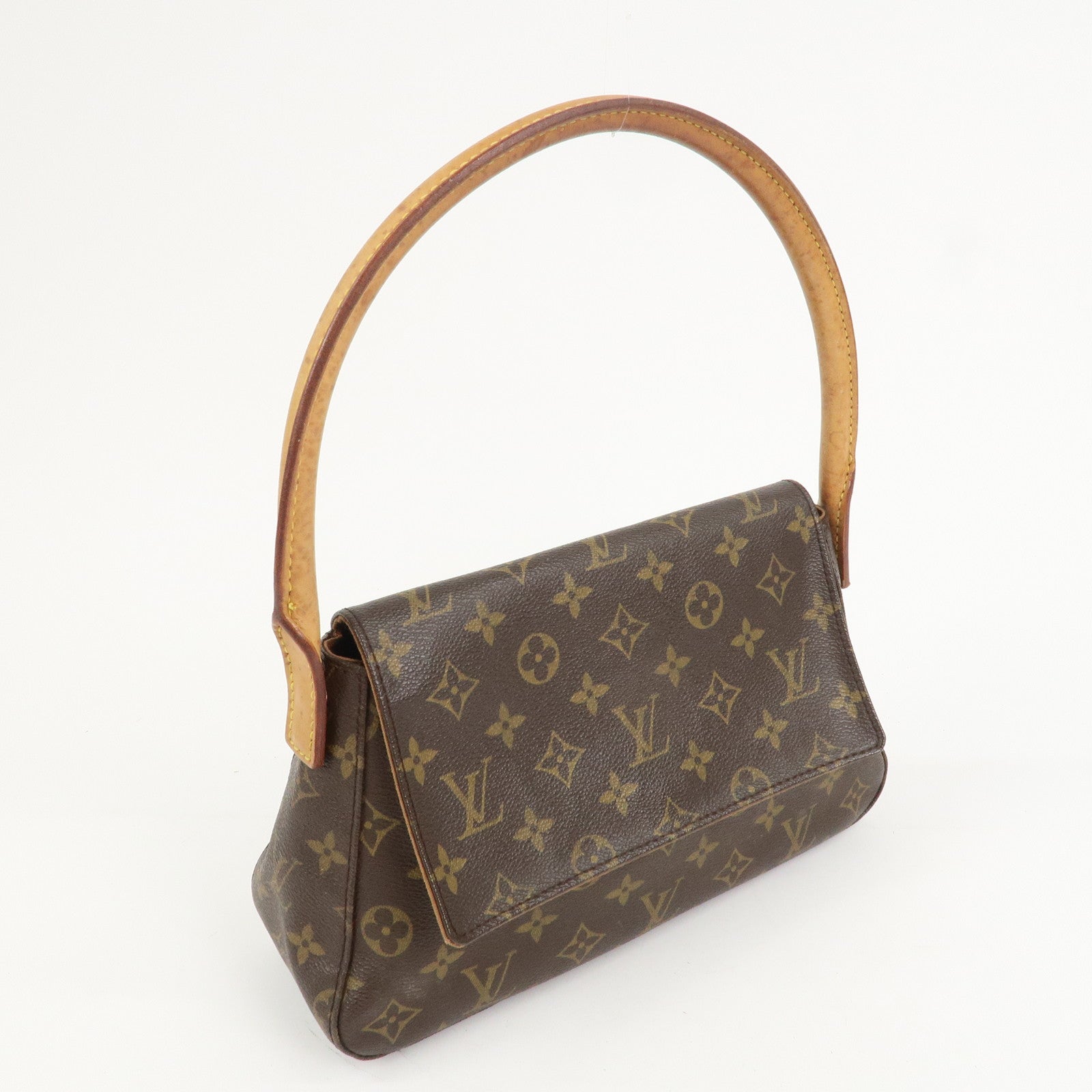 Louis Vuitton Monogram Mini Looping Shoulder Bag Brown M51147