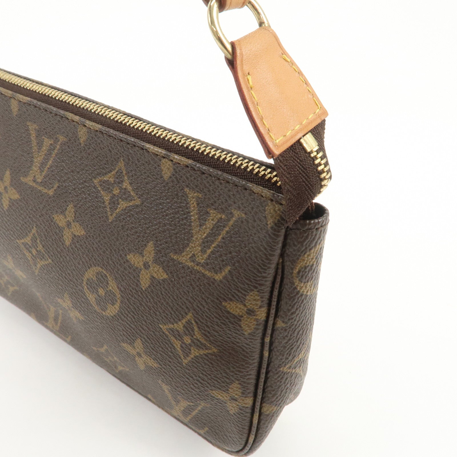 Louis Vuitton Monogram Pochette Accessoires Pouch Hand Bag M51980