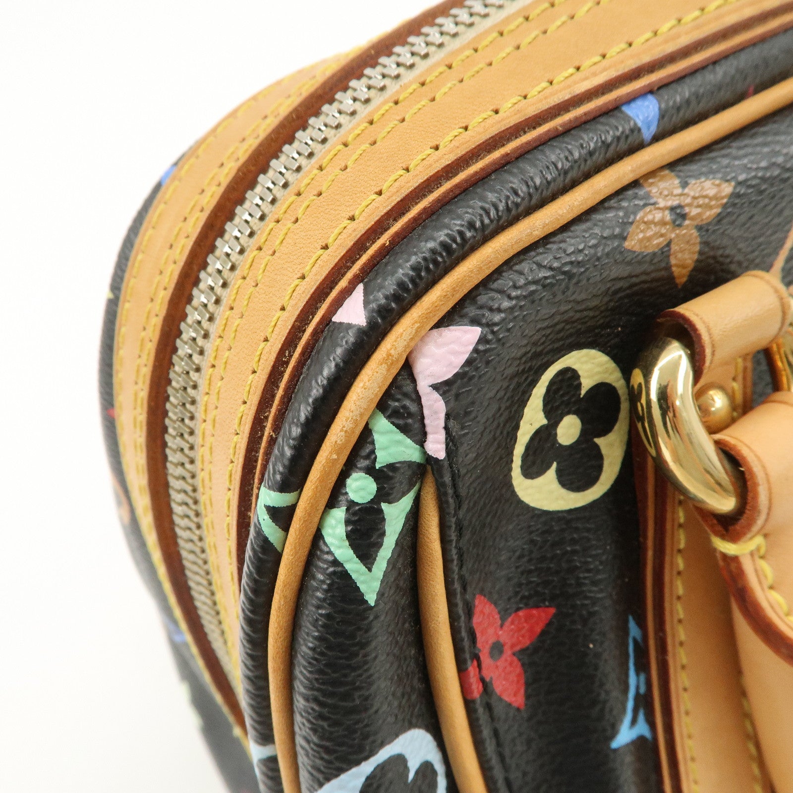 Louis Vuitton Monogram Multicolor Priscilla Hand Bag Noir M40097