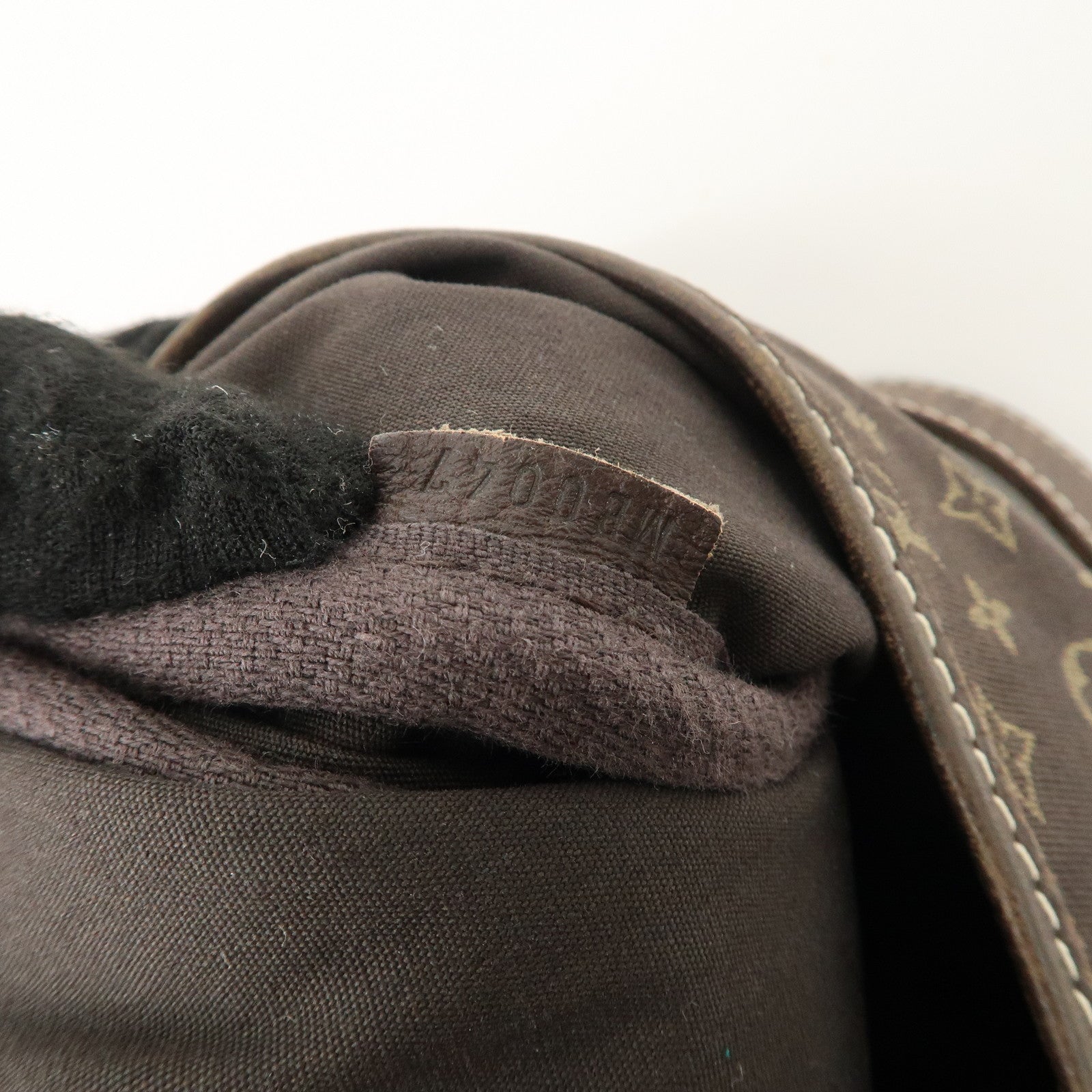 Louis Vuitton Monogram Mini Saumur 30 Hand Bag Brown Canvas Ｍ95227 Used