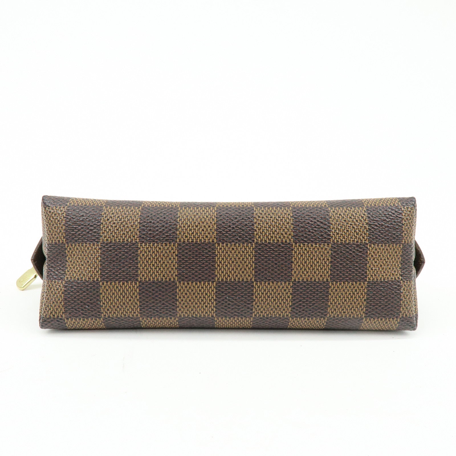Louis Vuitton Damier Pochette Cosmetic PM Pouch Brown N47516